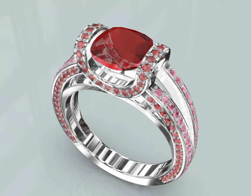 setting ring 3D print model