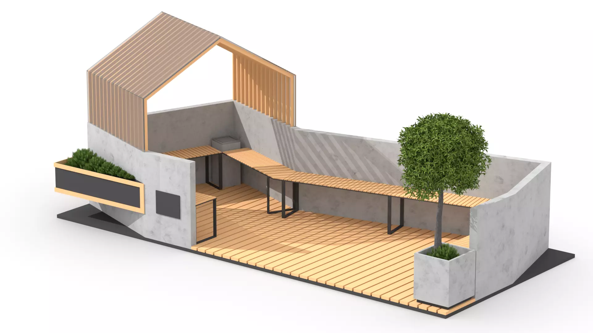 Street Furniture 3D model_0