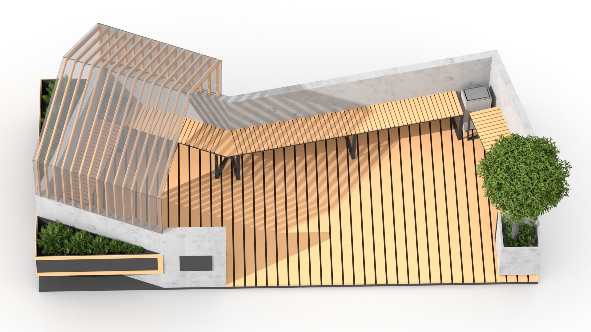 Street Furniture 3D model_1