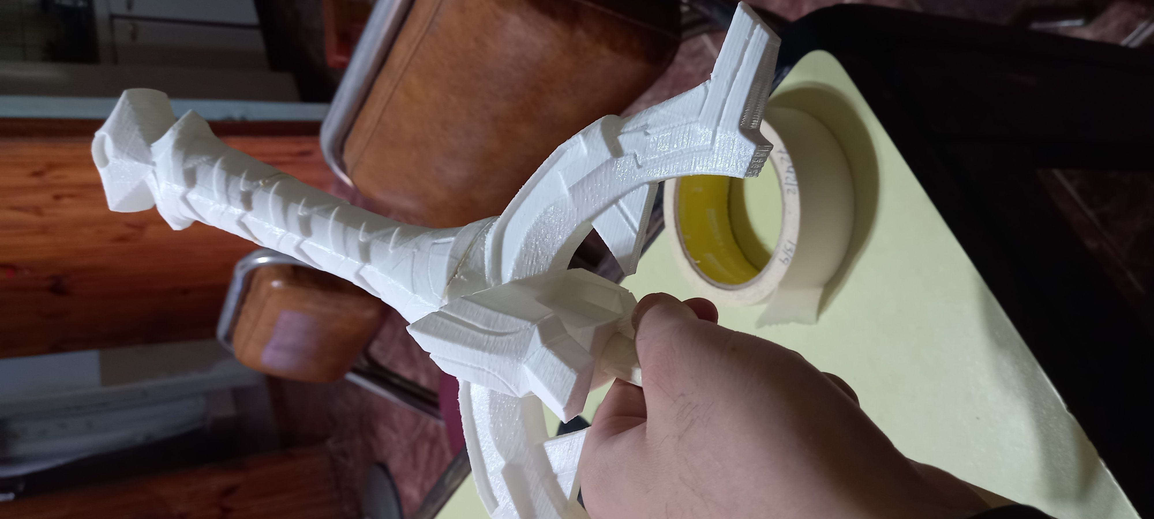 genshin impact Cinnabar Spindle Albedo sword 3D print model_24