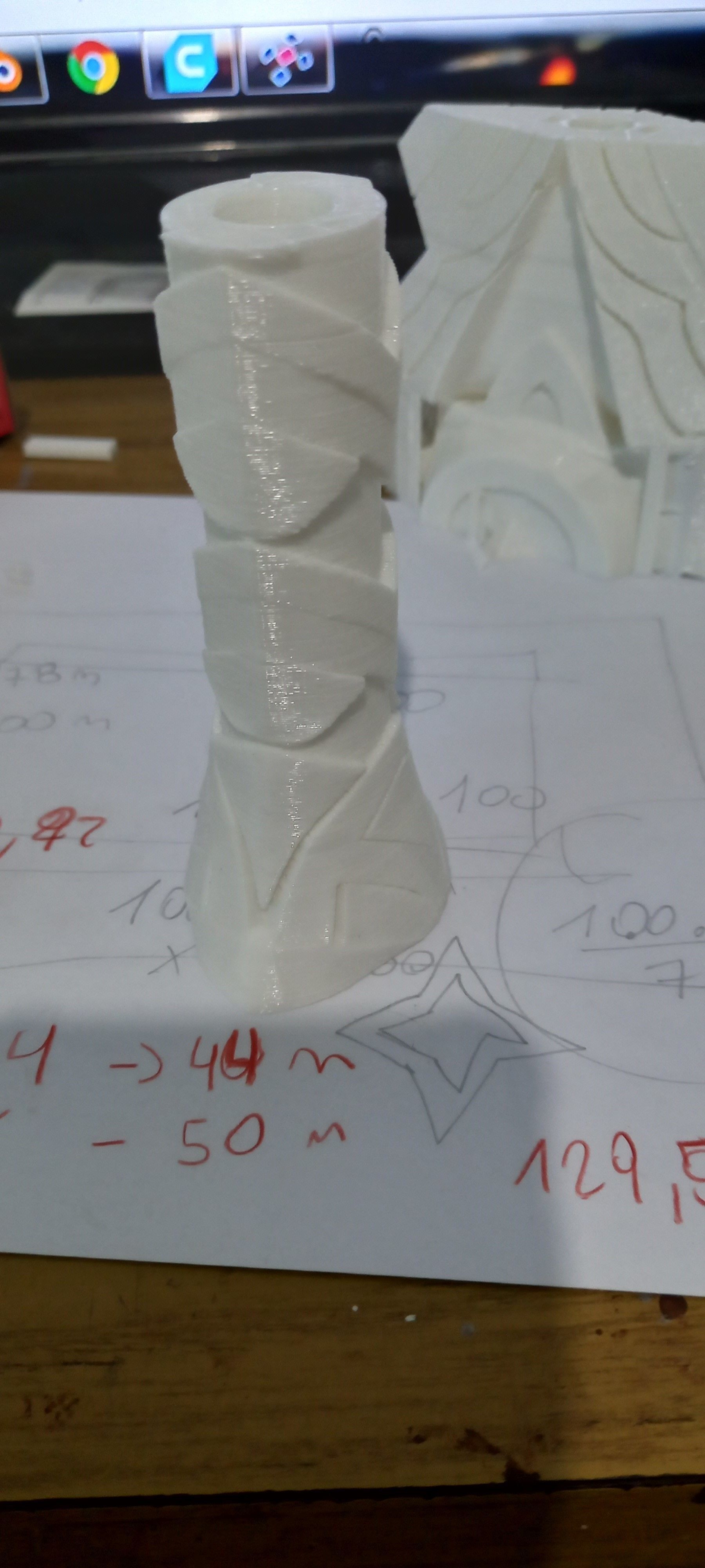 genshin impact Cinnabar Spindle Albedo sword 3D print model_11