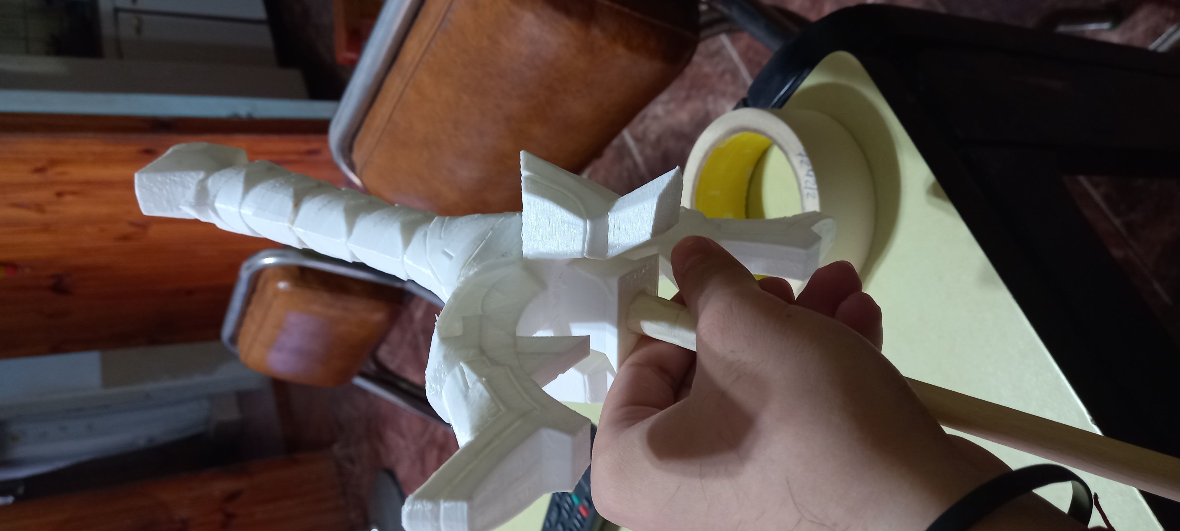 genshin impact Cinnabar Spindle Albedo sword 3D print model_29