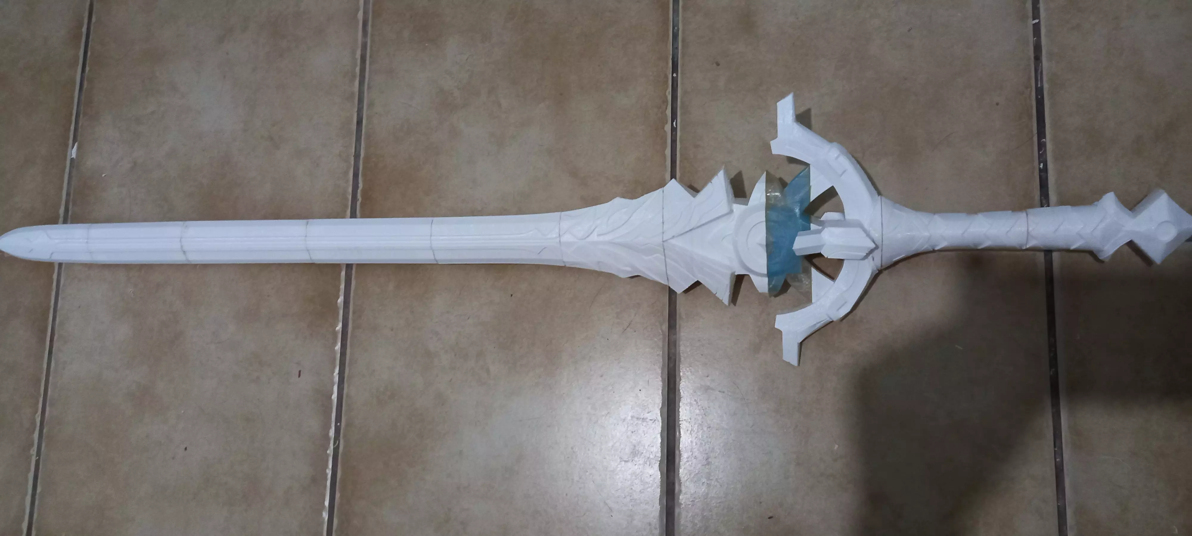 genshin impact Cinnabar Spindle Albedo sword 3D print model_0