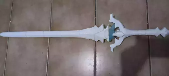 genshin impact Cinnabar Spindle Albedo sword 3D print model