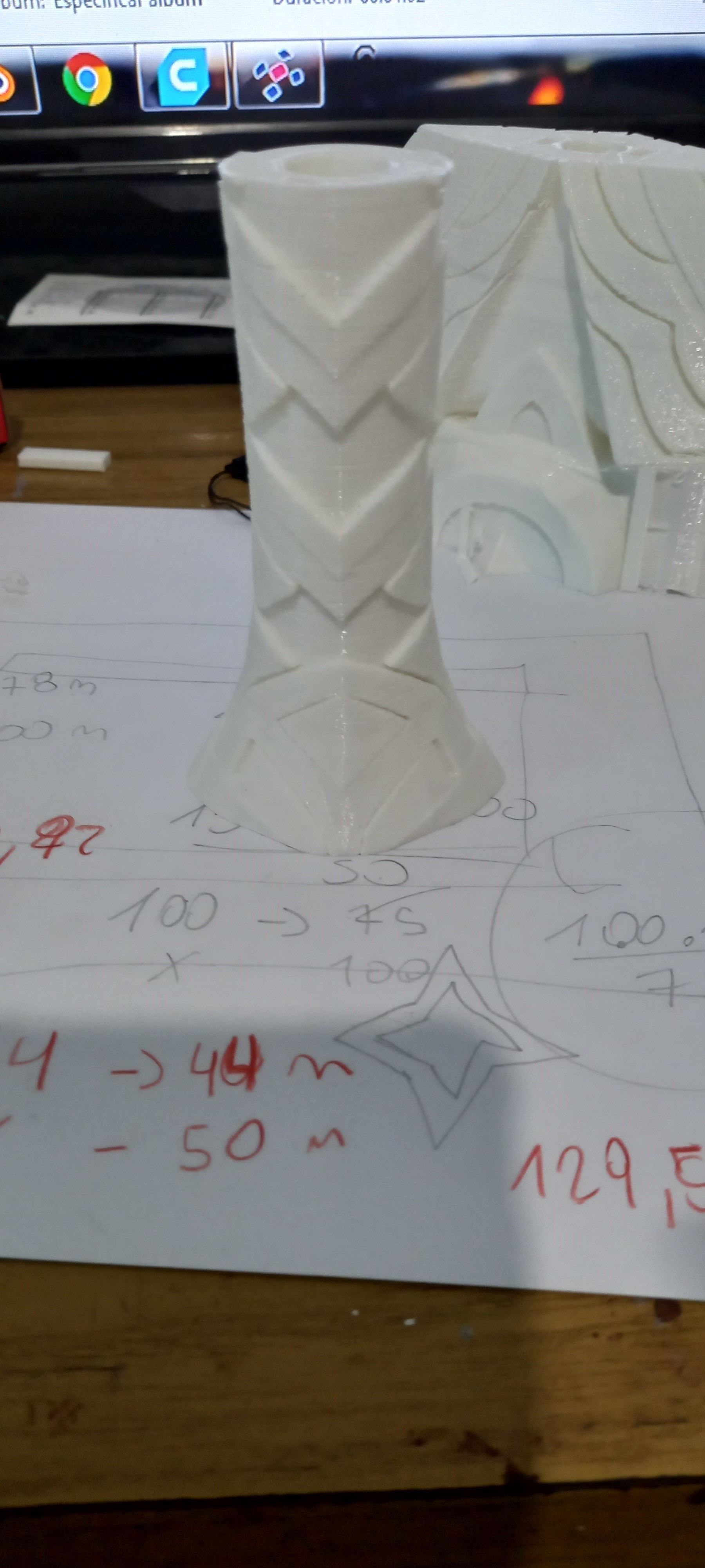 genshin impact Cinnabar Spindle Albedo sword 3D print model_6