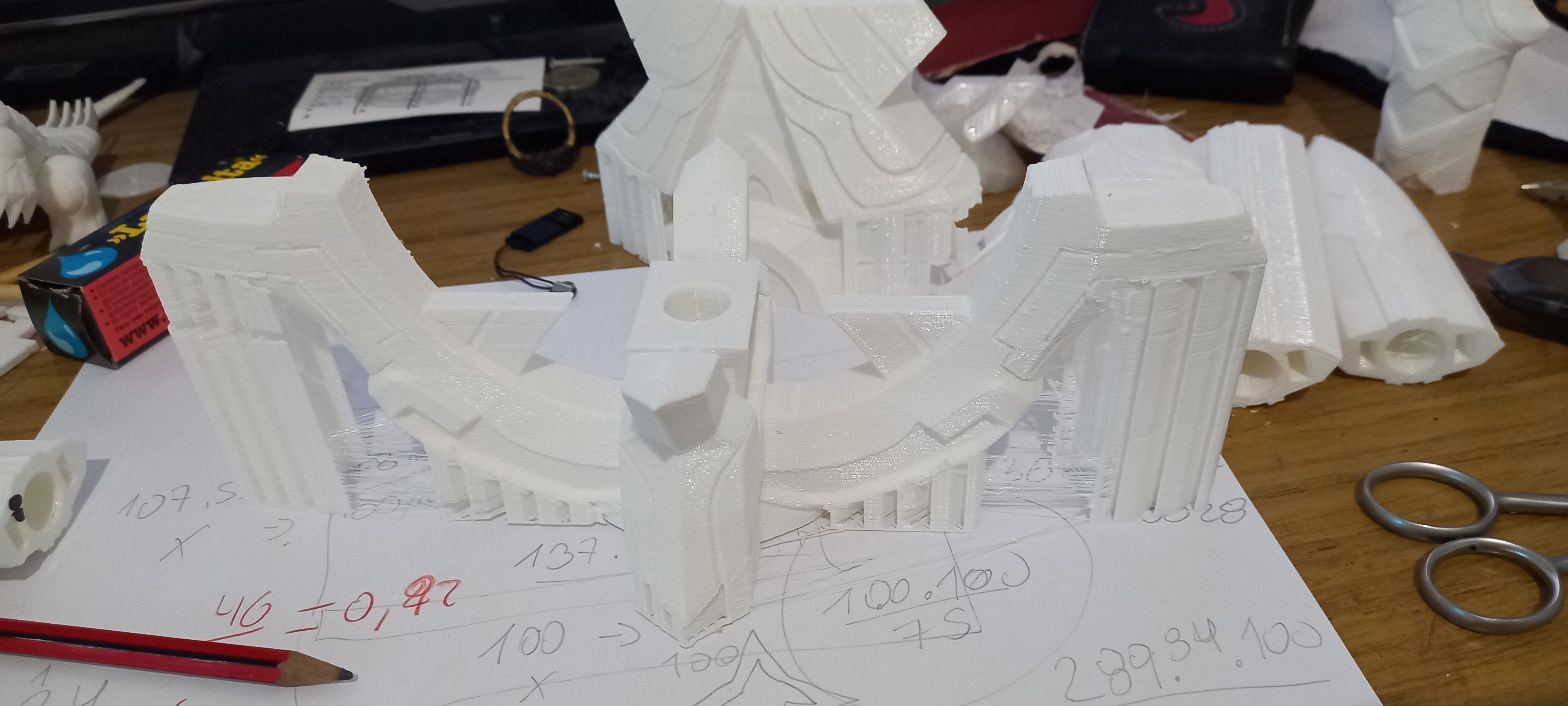 genshin impact Cinnabar Spindle Albedo sword 3D print model_9