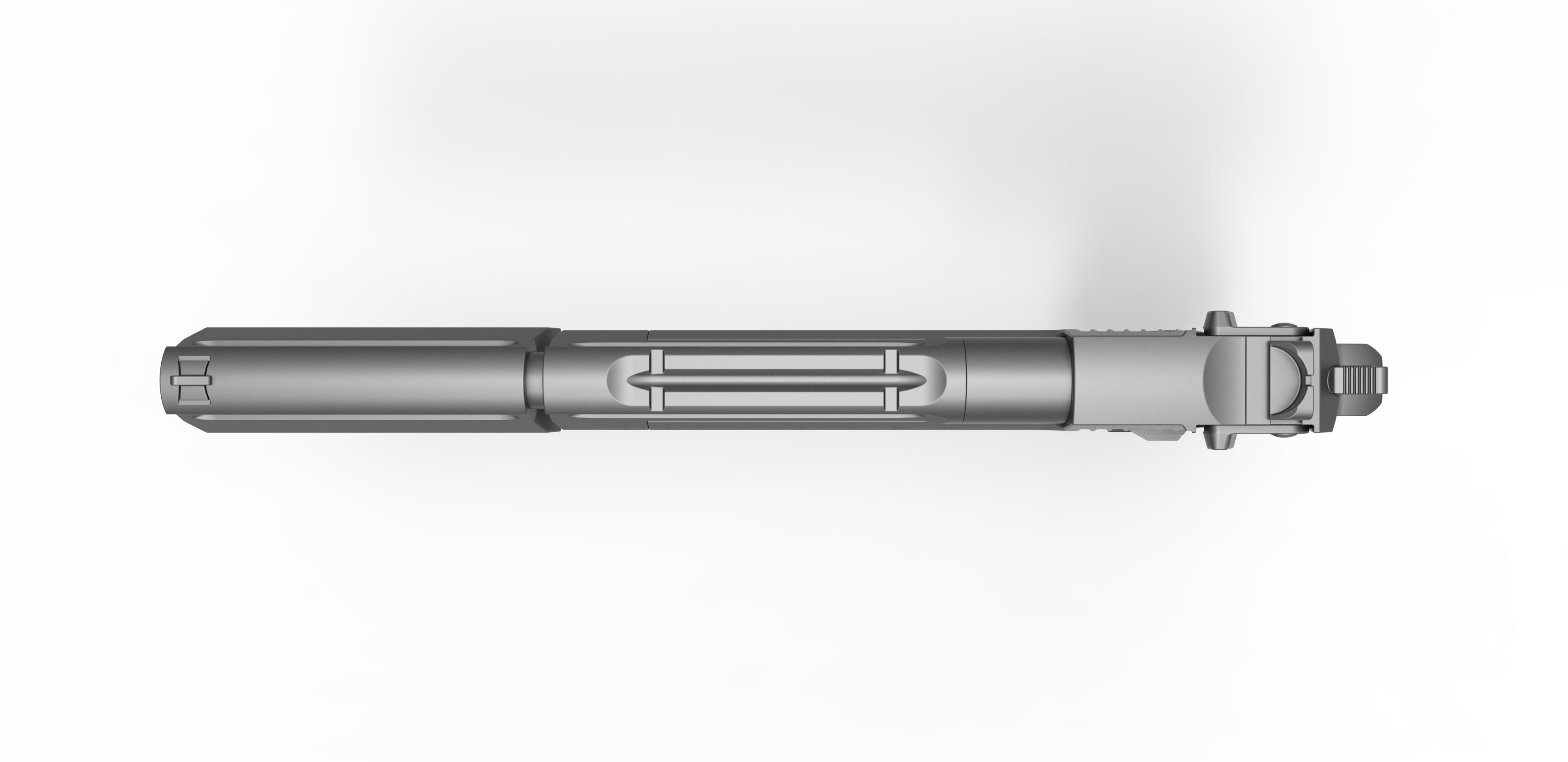 Pistol Desert Eagle from the movie Boondock Saints 2 2009 3D model_8