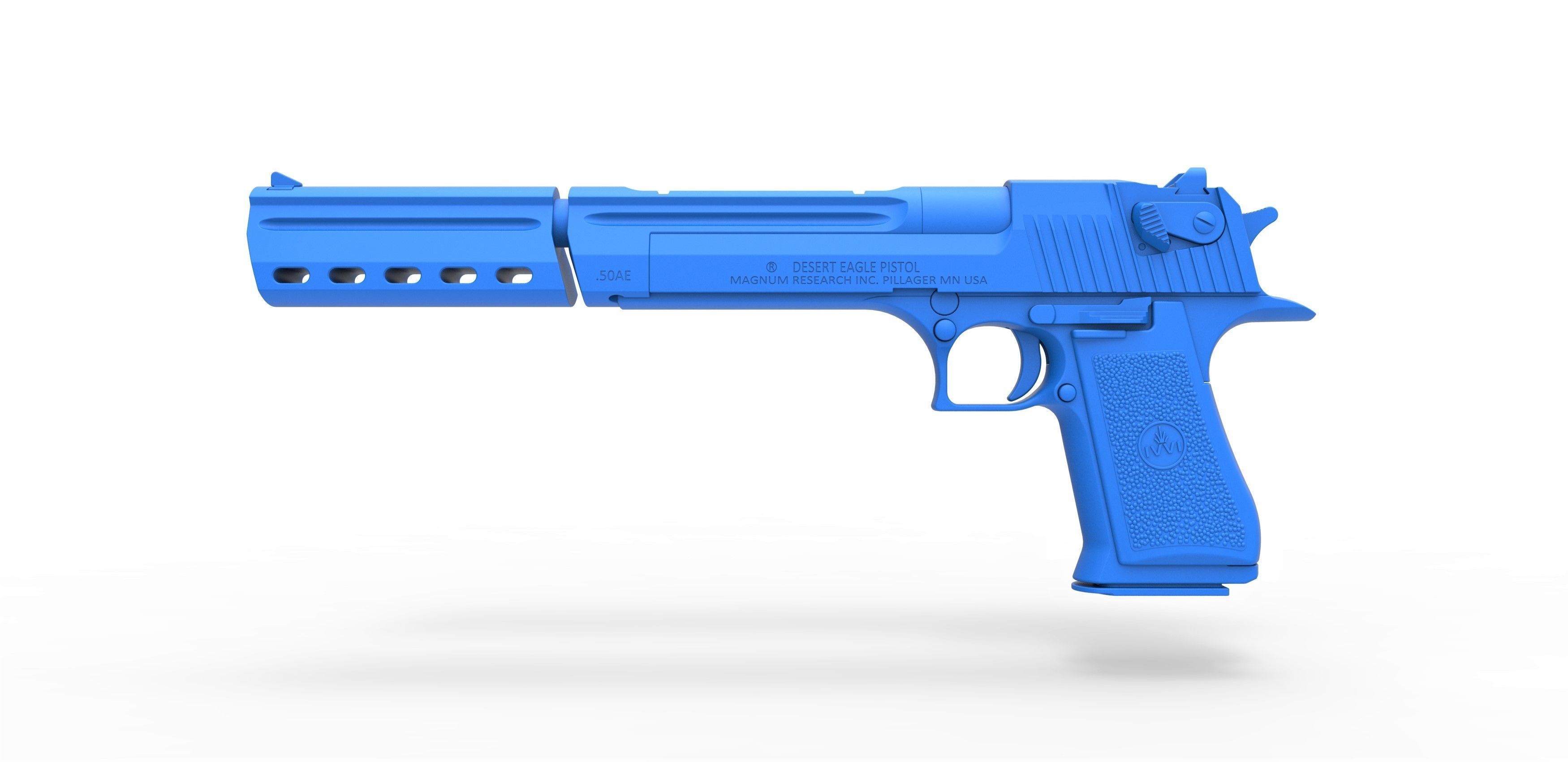 Pistol Desert Eagle from the movie Boondock Saints 2 2009 3D model_21