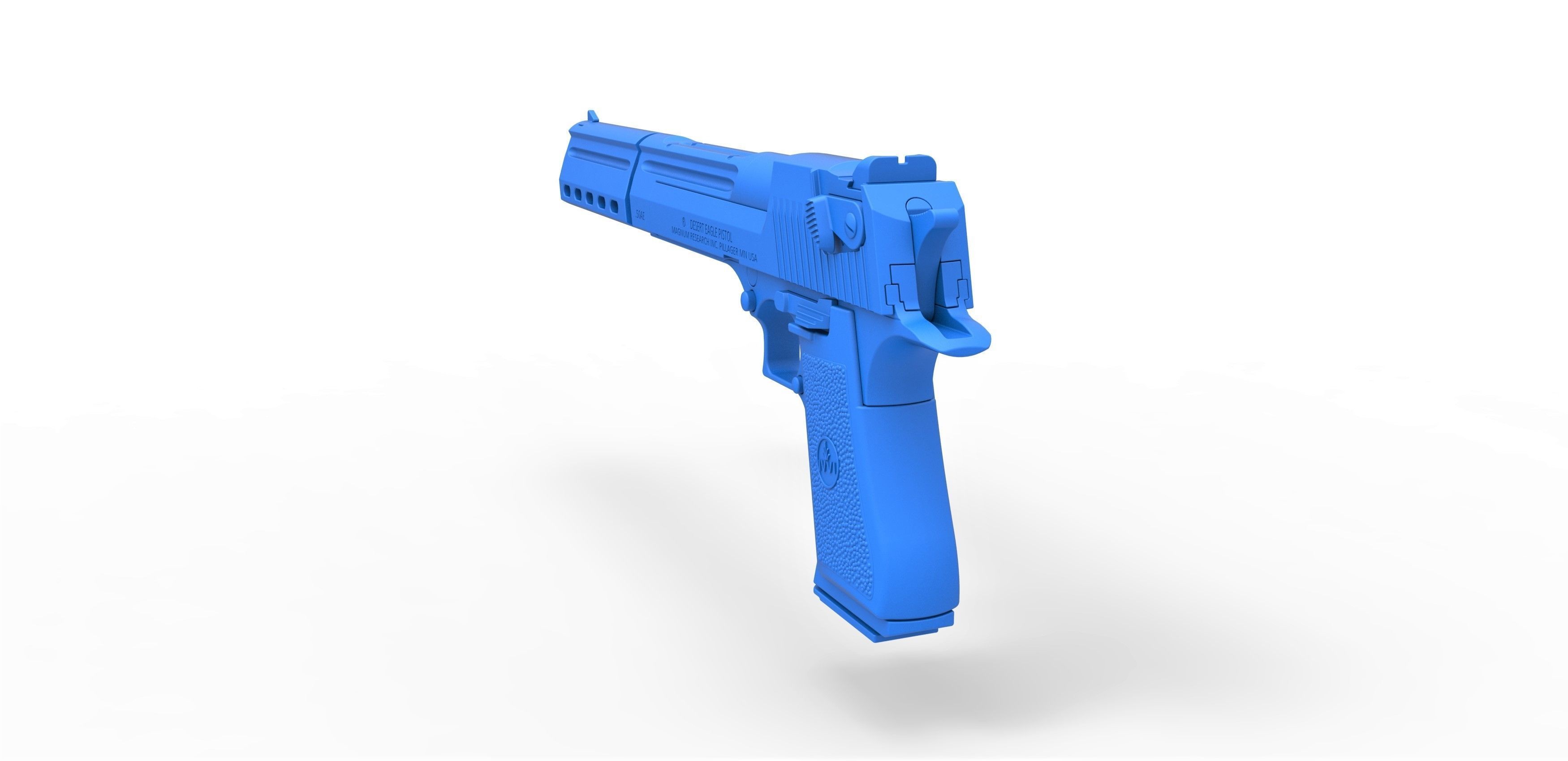 Pistol Desert Eagle from the movie Boondock Saints 2 2009 3D model_25