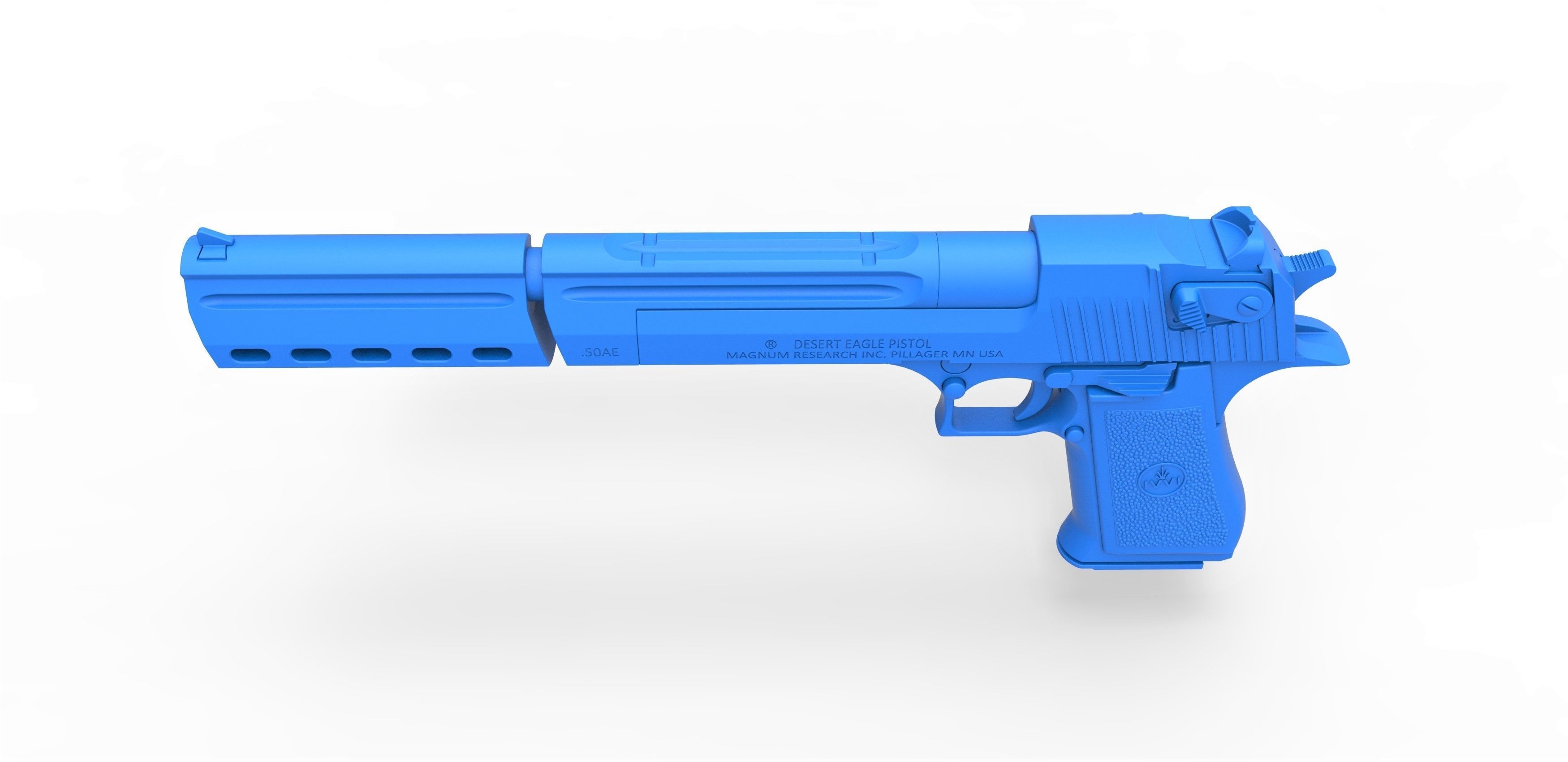 Pistol Desert Eagle from the movie Boondock Saints 2 2009 3D model_22