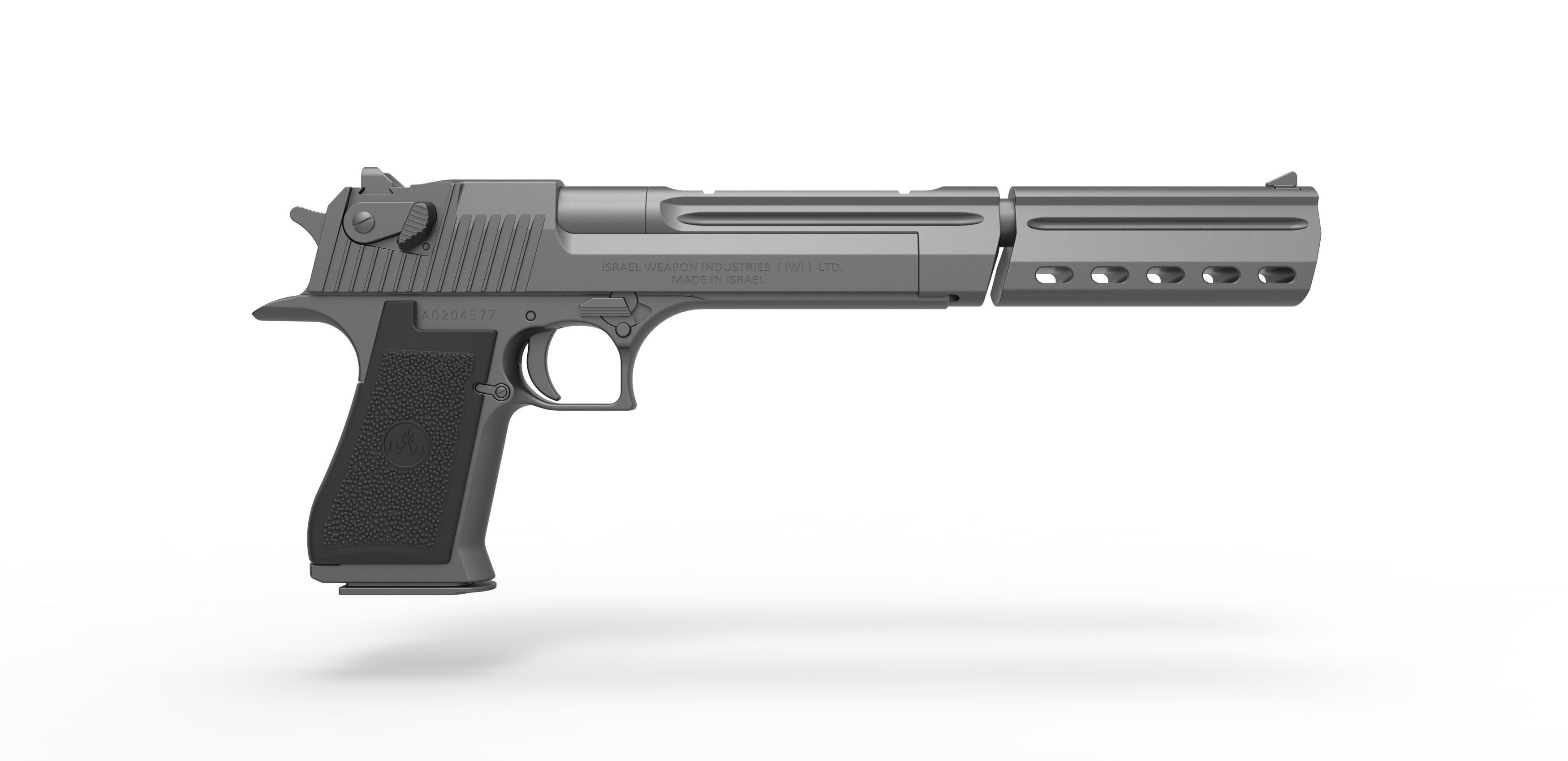 Pistol Desert Eagle from the movie Boondock Saints 2 2009 3D model_13