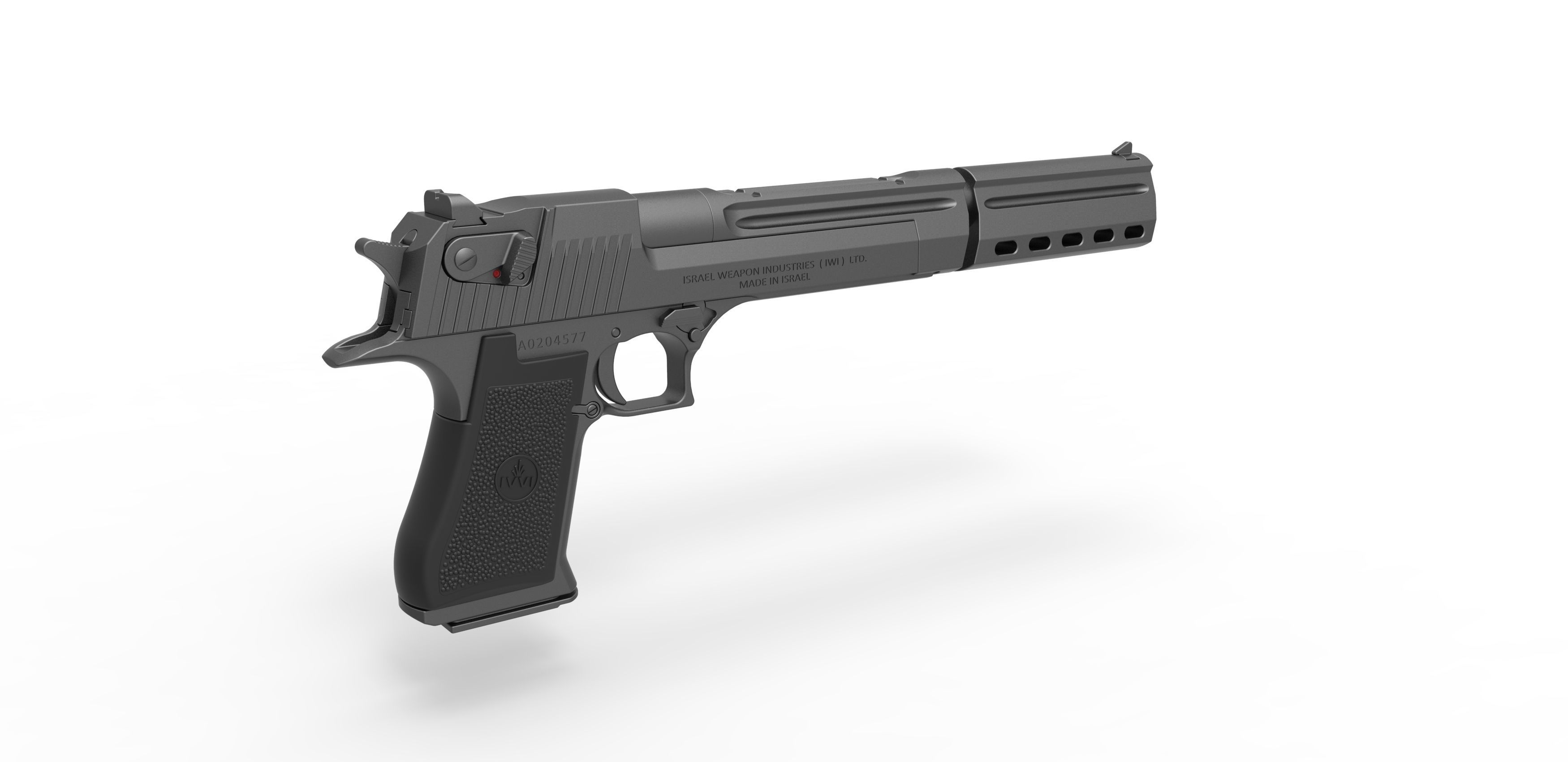 Pistol Desert Eagle from the movie Boondock Saints 2 2009 3D model_12