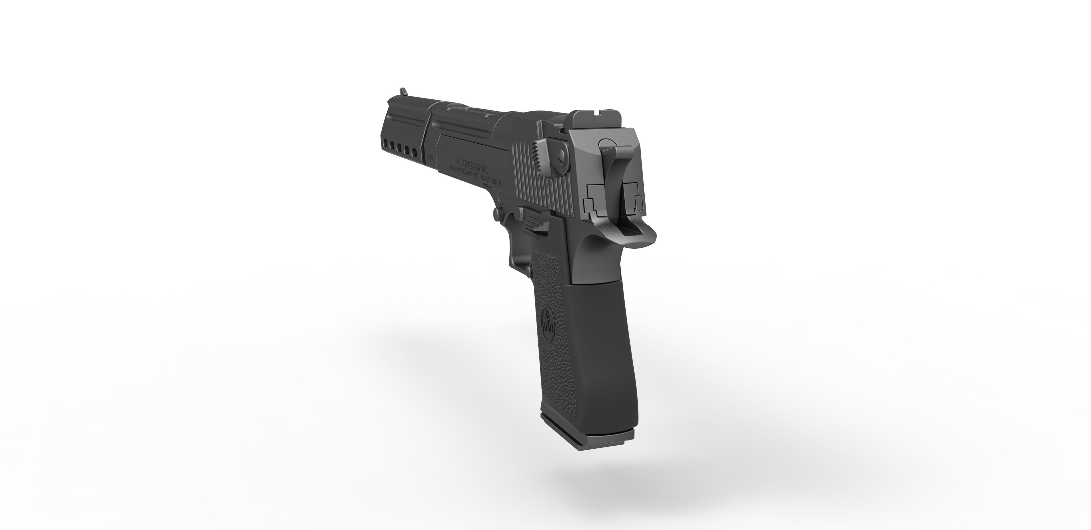 Pistol Desert Eagle from the movie Boondock Saints 2 2009 3D model_10
