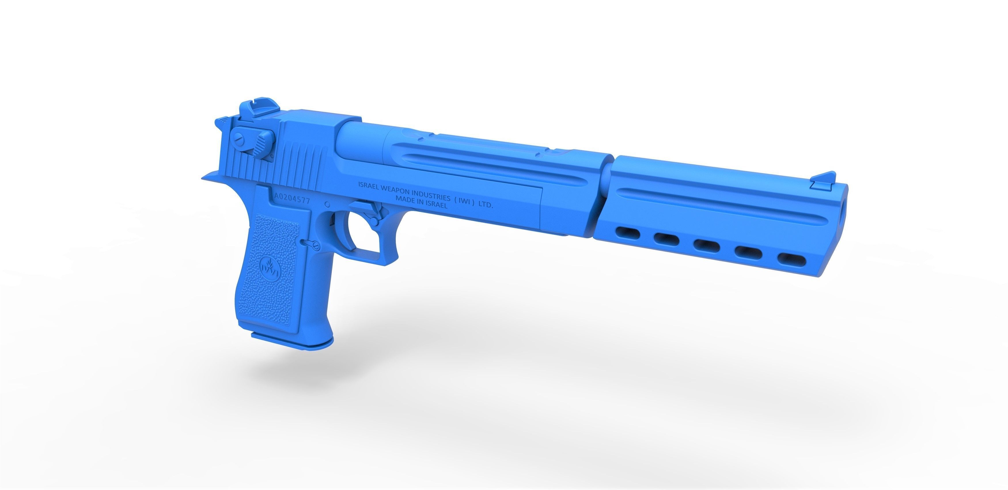 Pistol Desert Eagle from the movie Boondock Saints 2 2009 3D model_29