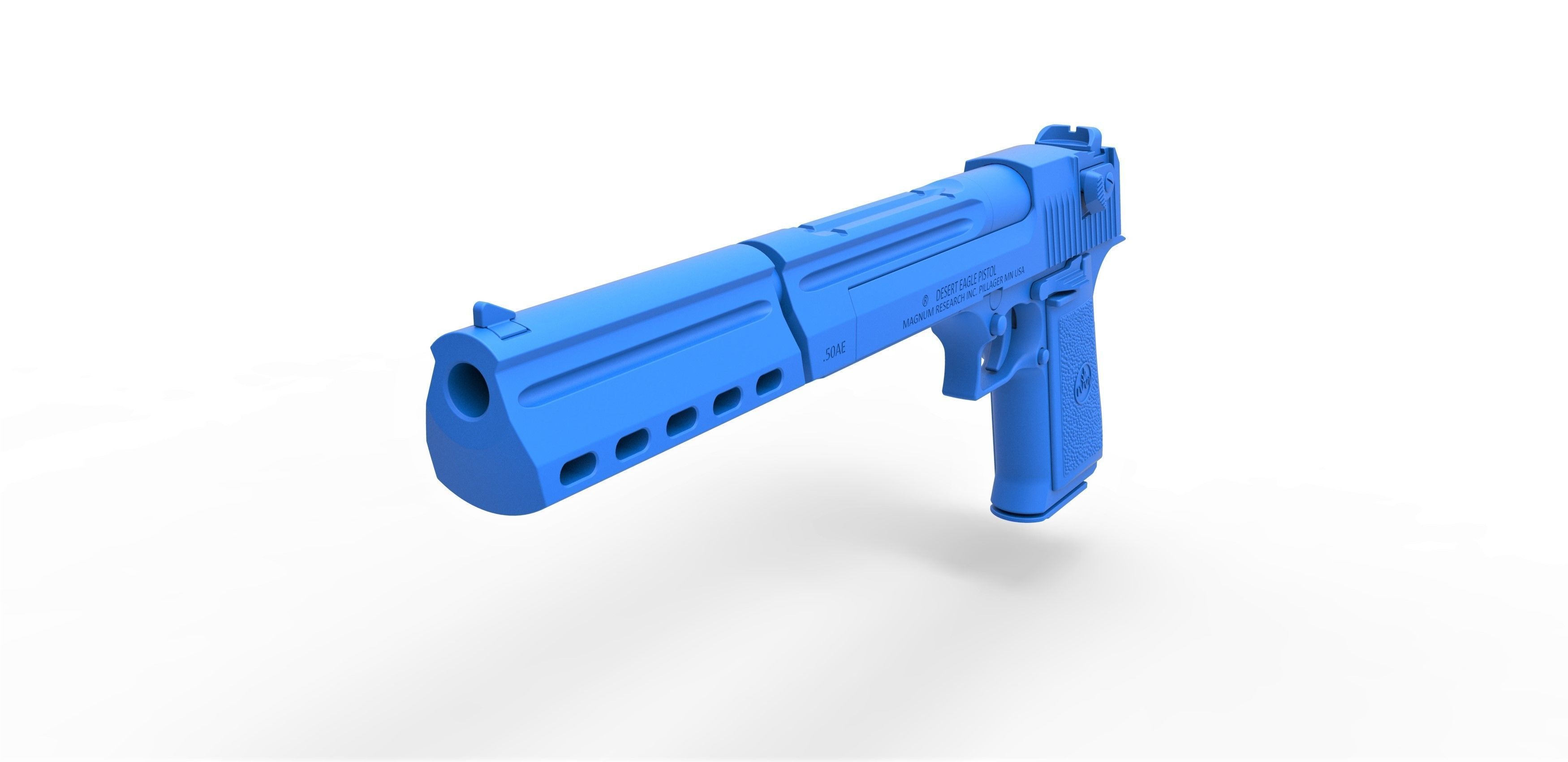 Pistol Desert Eagle from the movie Boondock Saints 2 2009 3D model_17