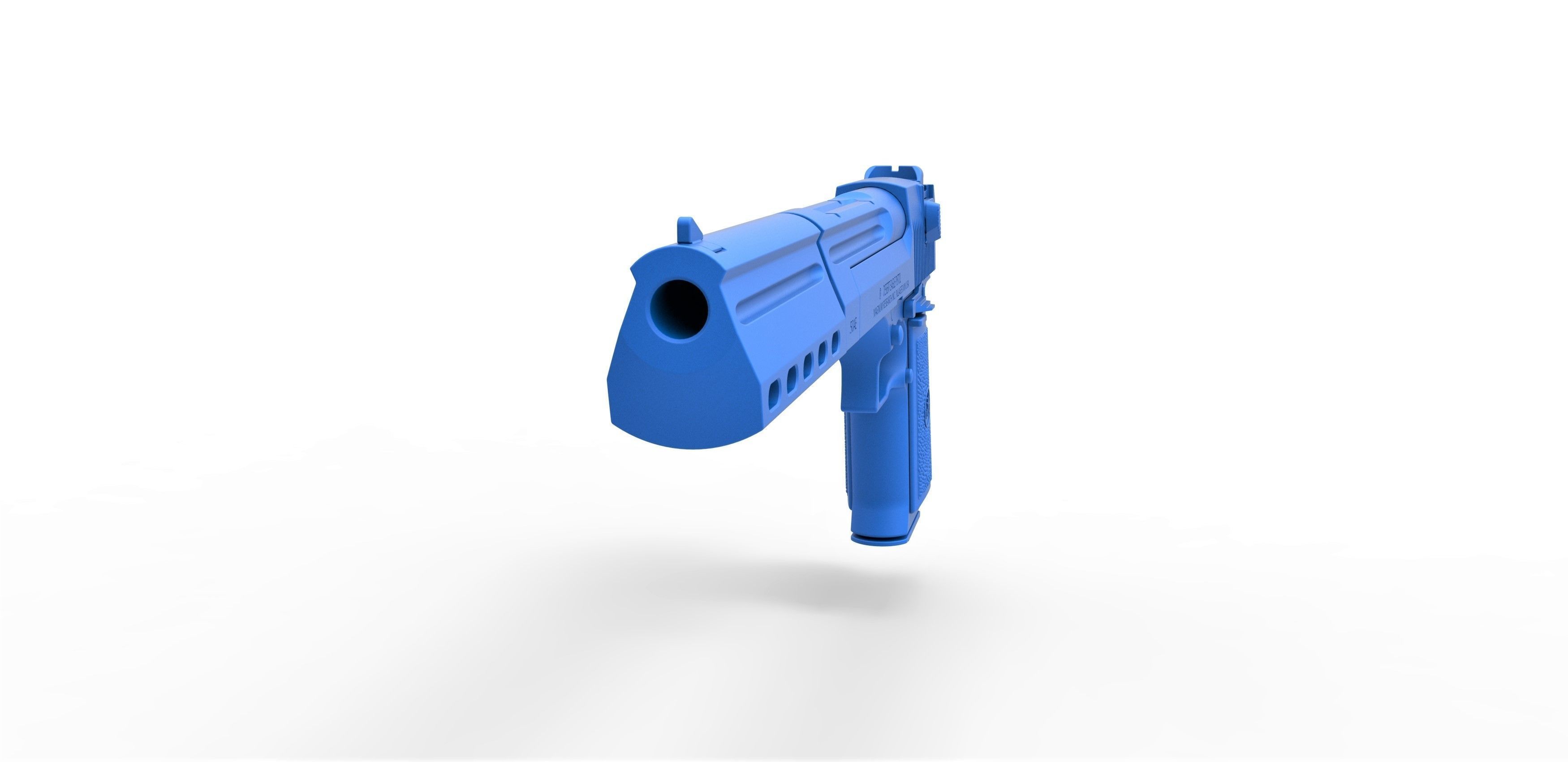 Pistol Desert Eagle from the movie Boondock Saints 2 2009 3D model_19