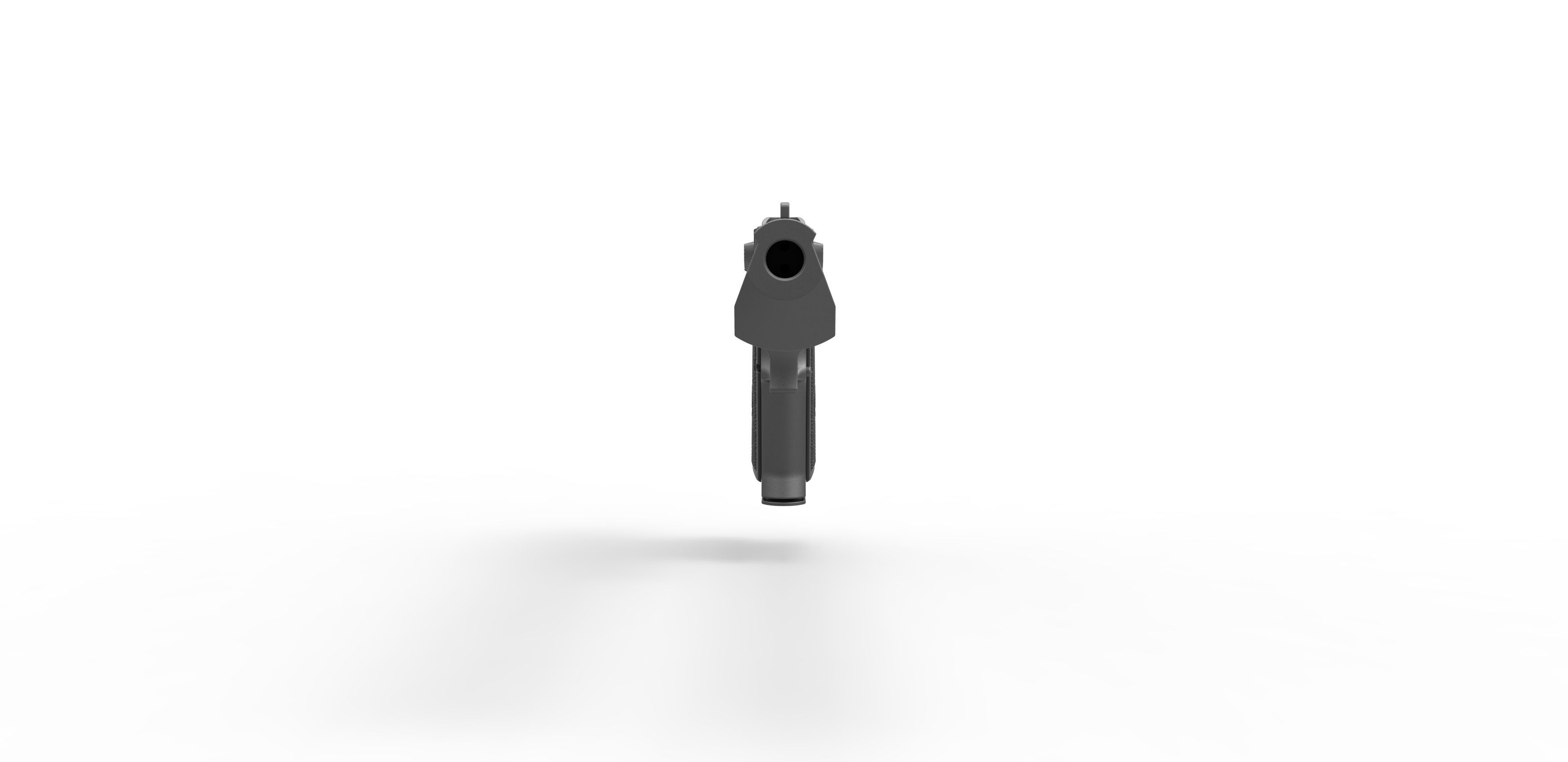 Pistol Desert Eagle from the movie Boondock Saints 2 2009 3D model_5