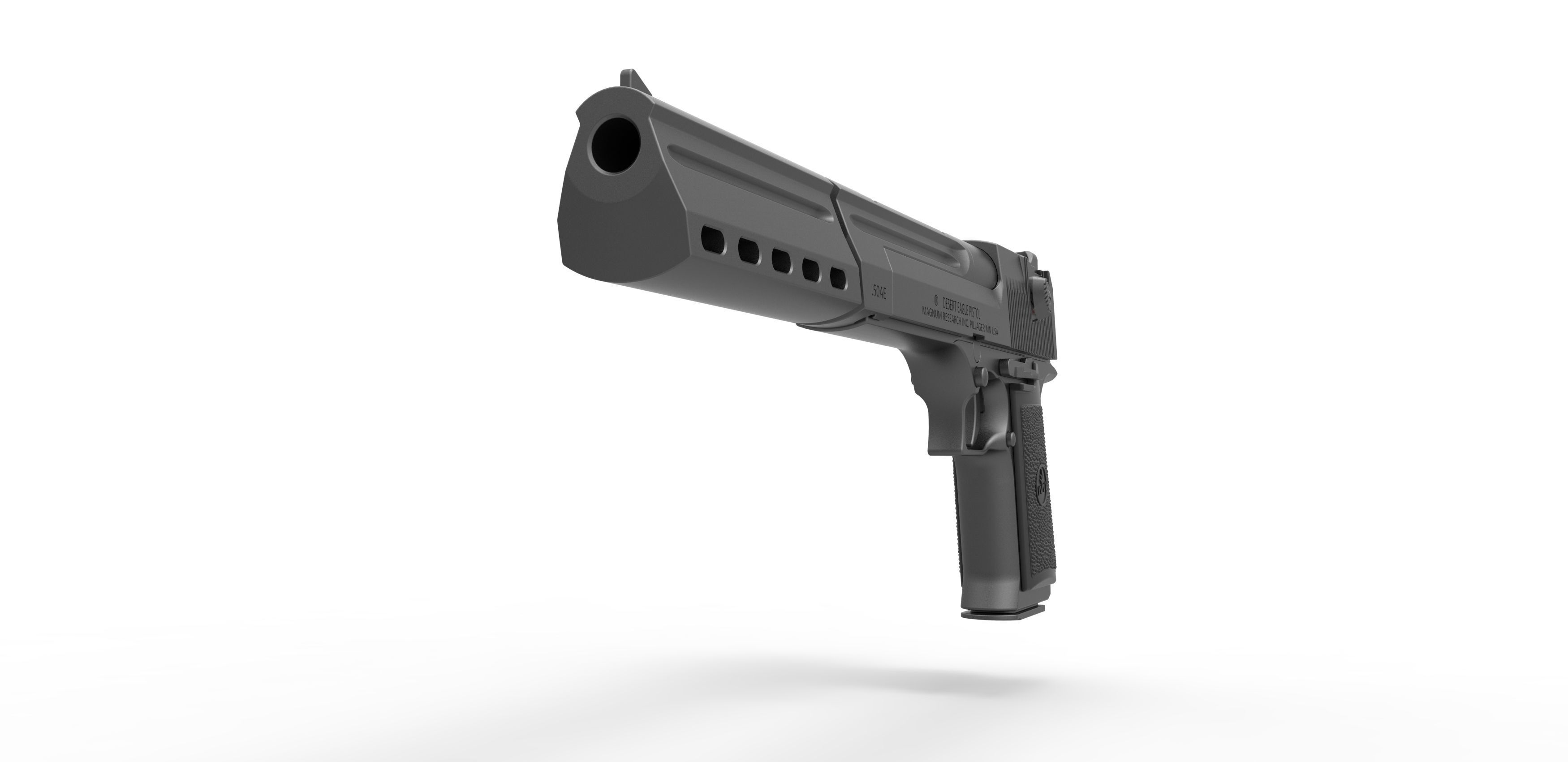 Pistol Desert Eagle from the movie Boondock Saints 2 2009 3D model_4