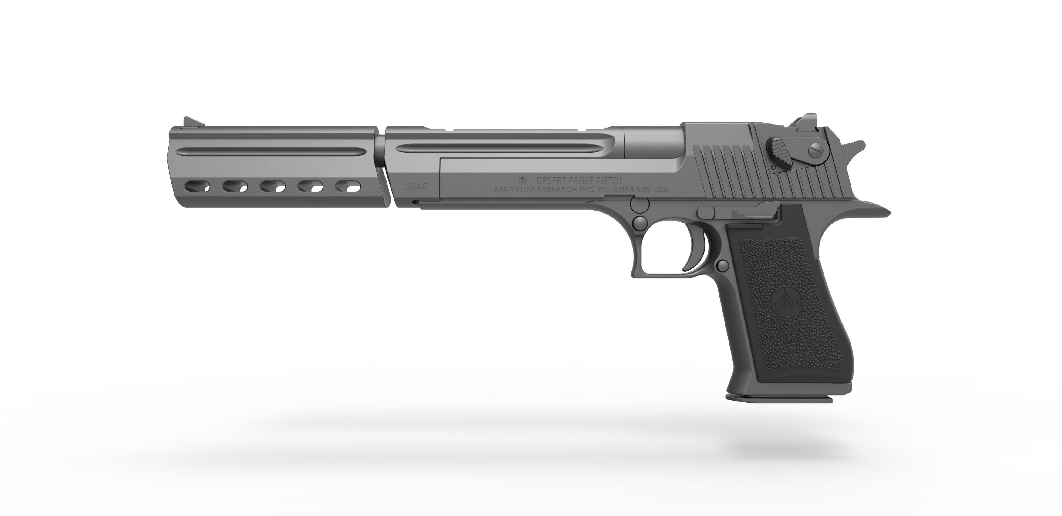 Pistol Desert Eagle from the movie Boondock Saints 2 2009 3D model_6