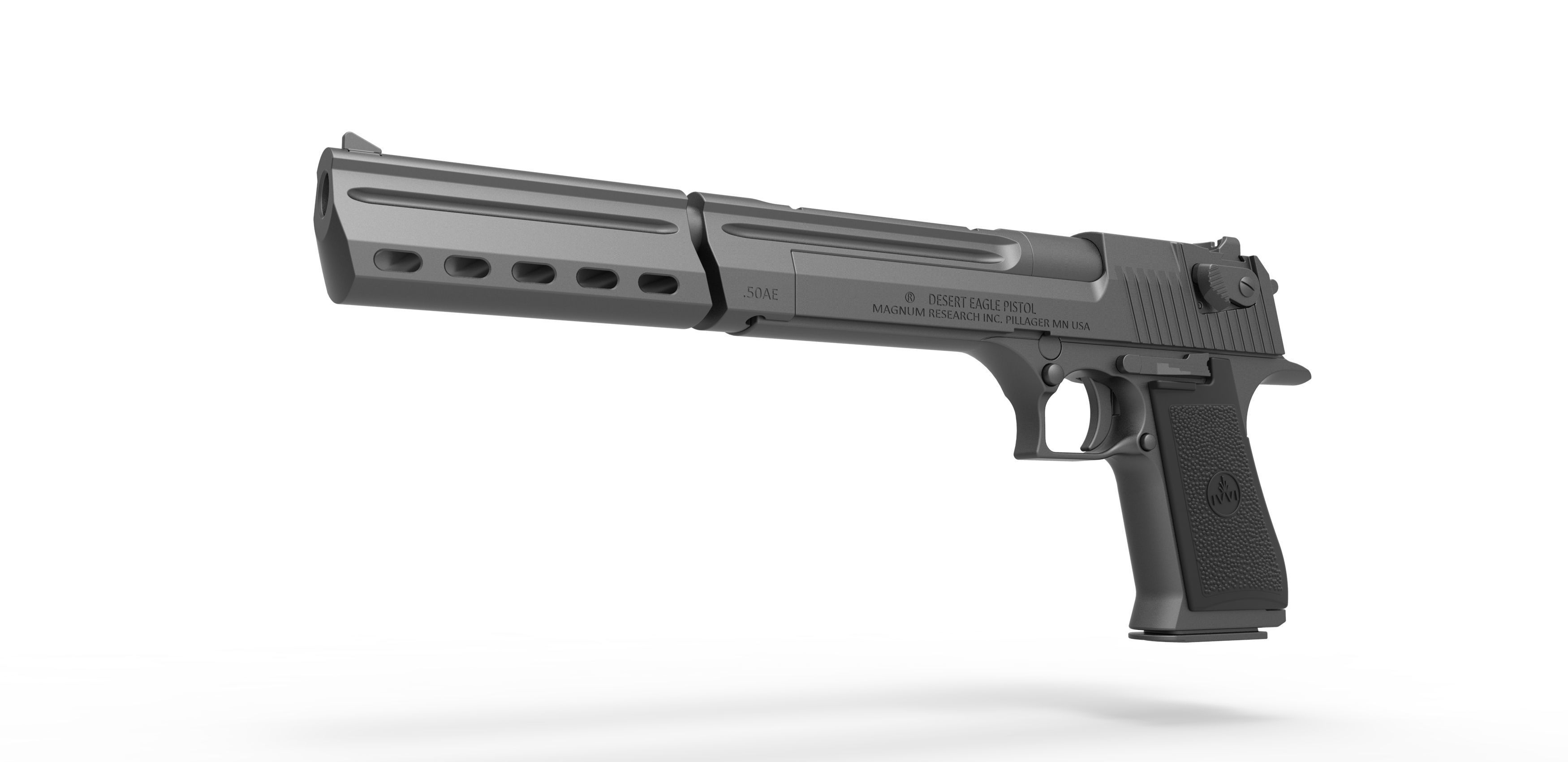 Pistol Desert Eagle from the movie Boondock Saints 2 2009 3D model_2