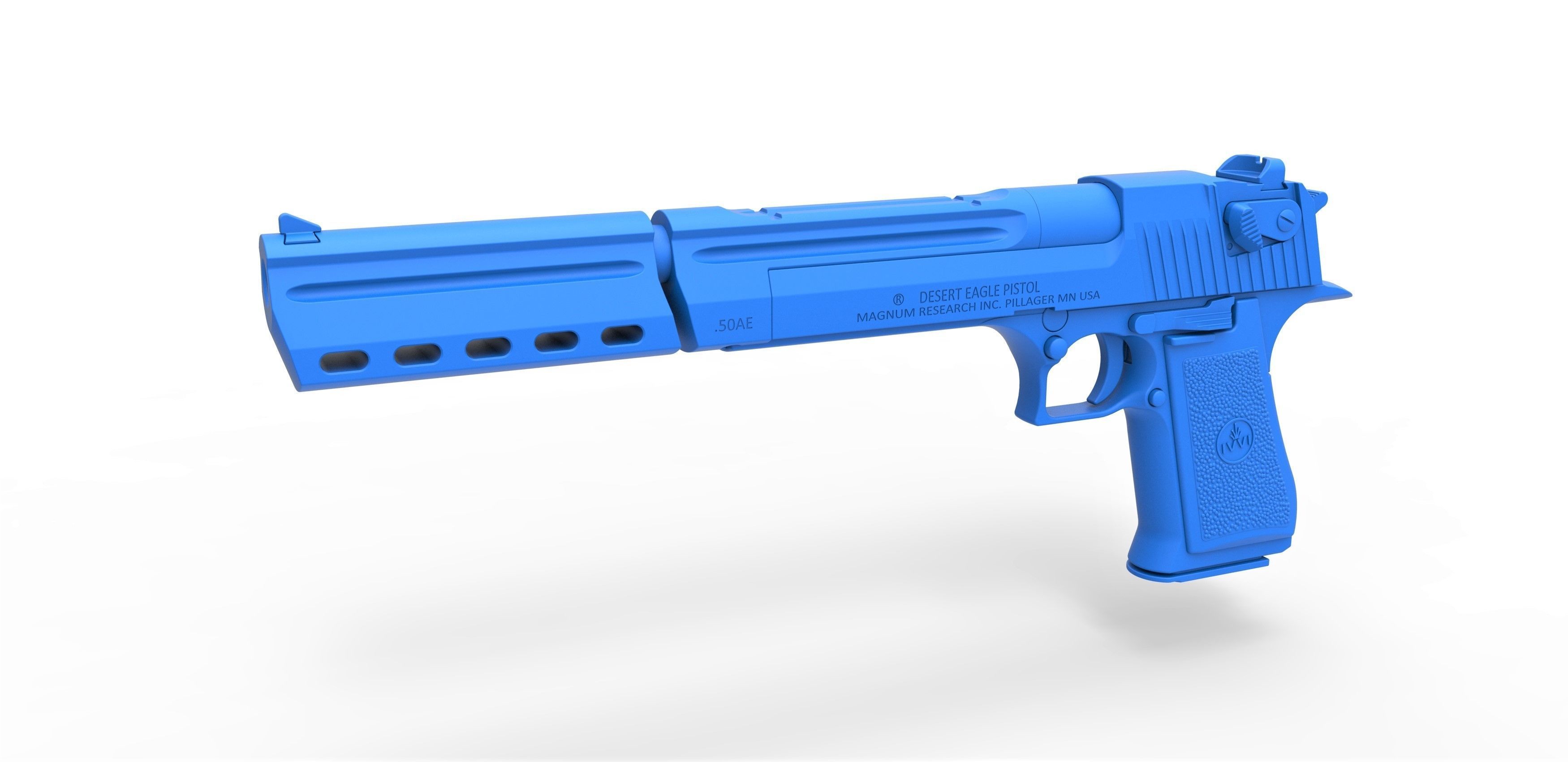 Pistol Desert Eagle from the movie Boondock Saints 2 2009 3D model_15