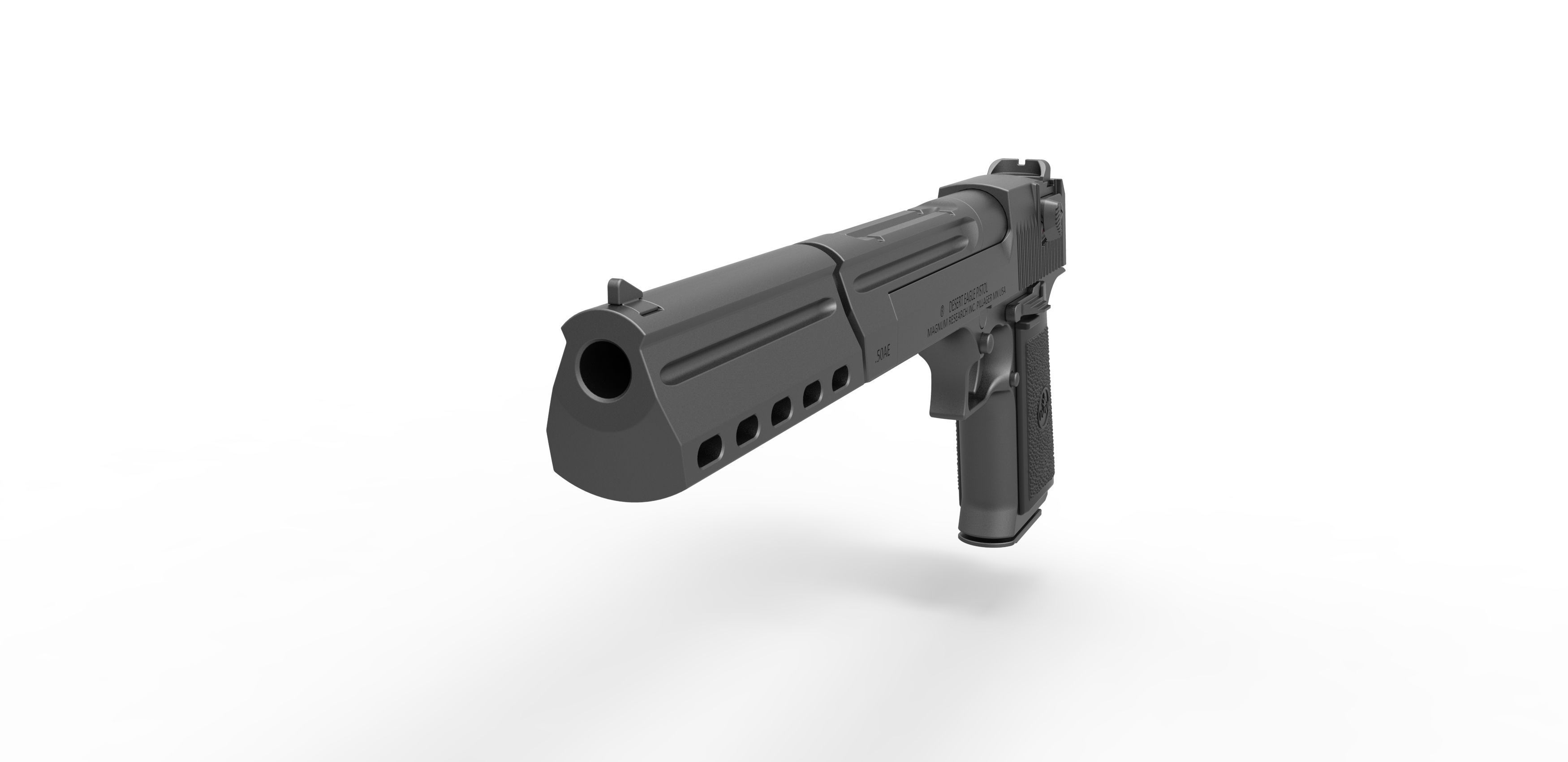 Pistol Desert Eagle from the movie Boondock Saints 2 2009 3D model_3