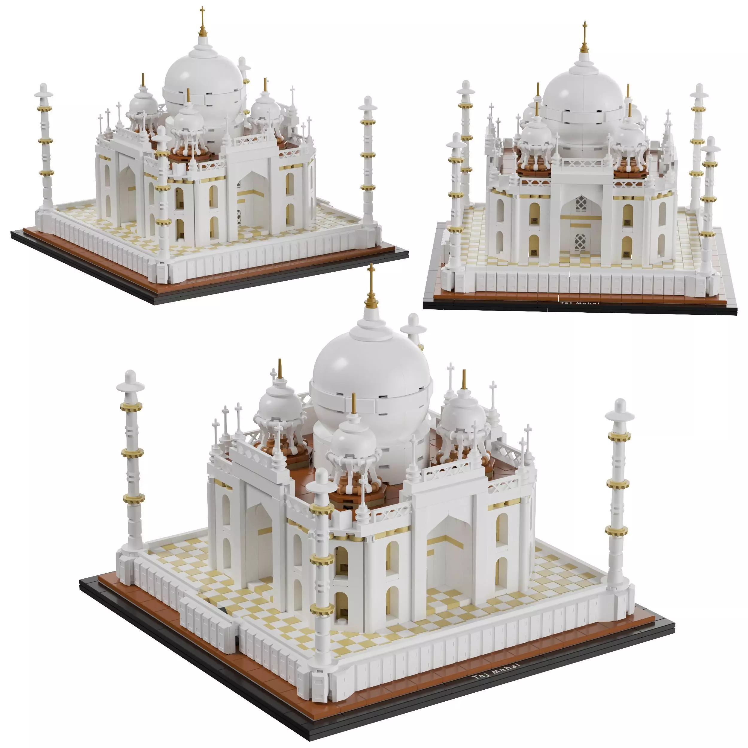 Lego - 21056 Taj Mahal 3D model