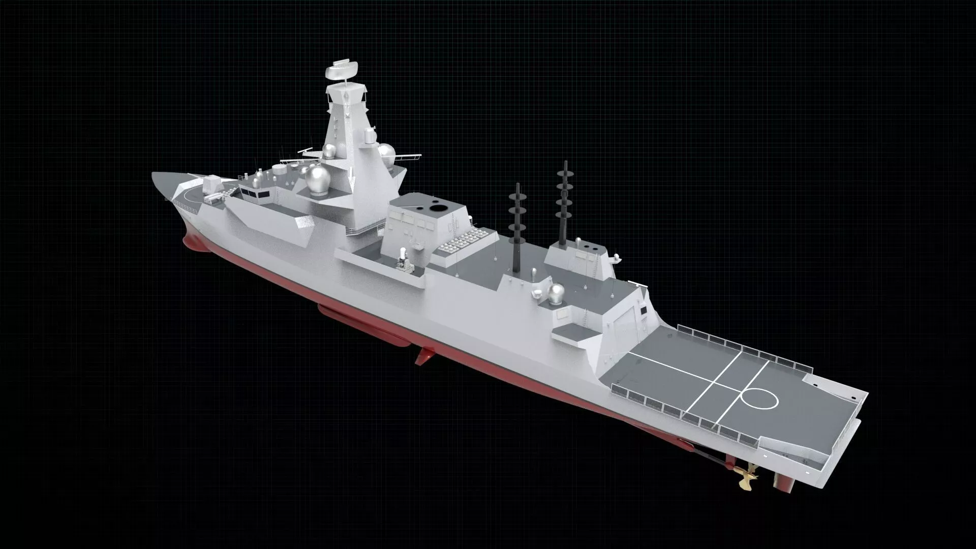 Frigate type 26 3D model