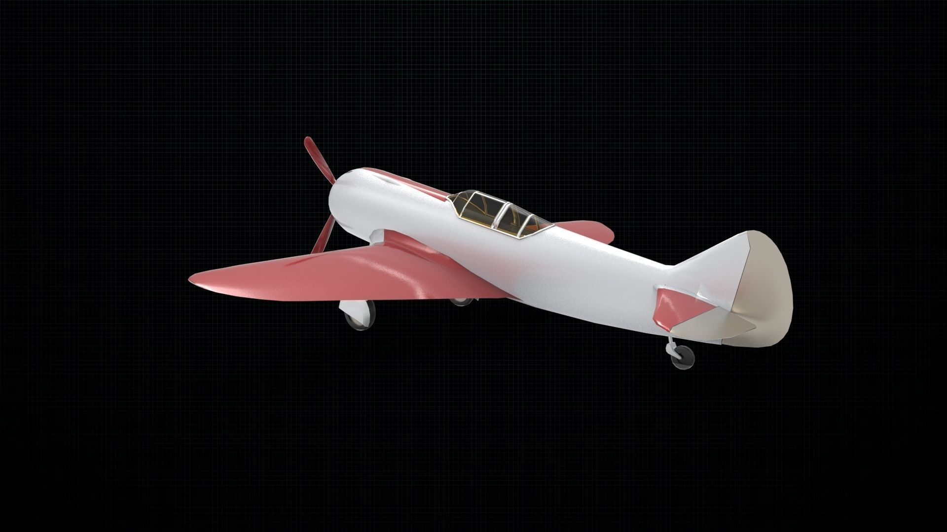 Lavochkin La-5 3D model_3