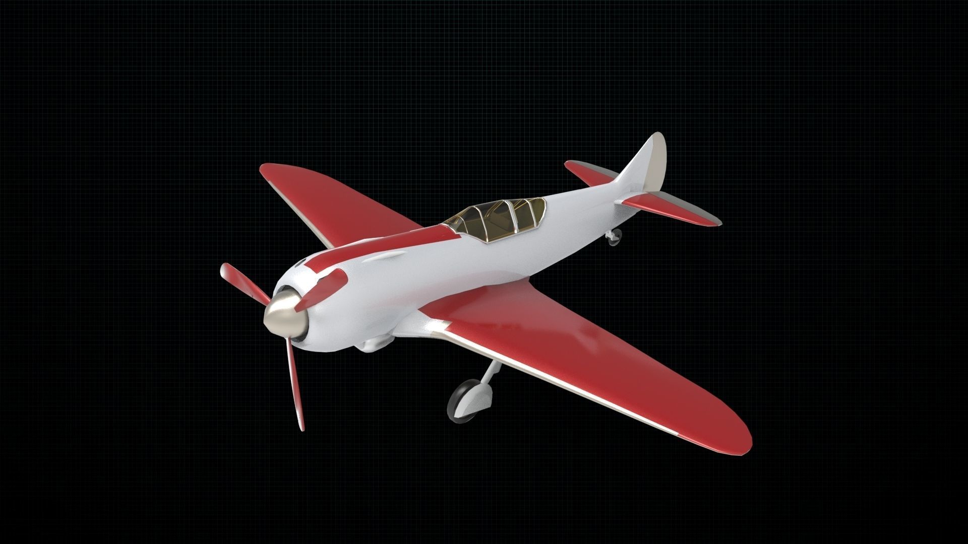 Lavochkin La-5 3D model_1