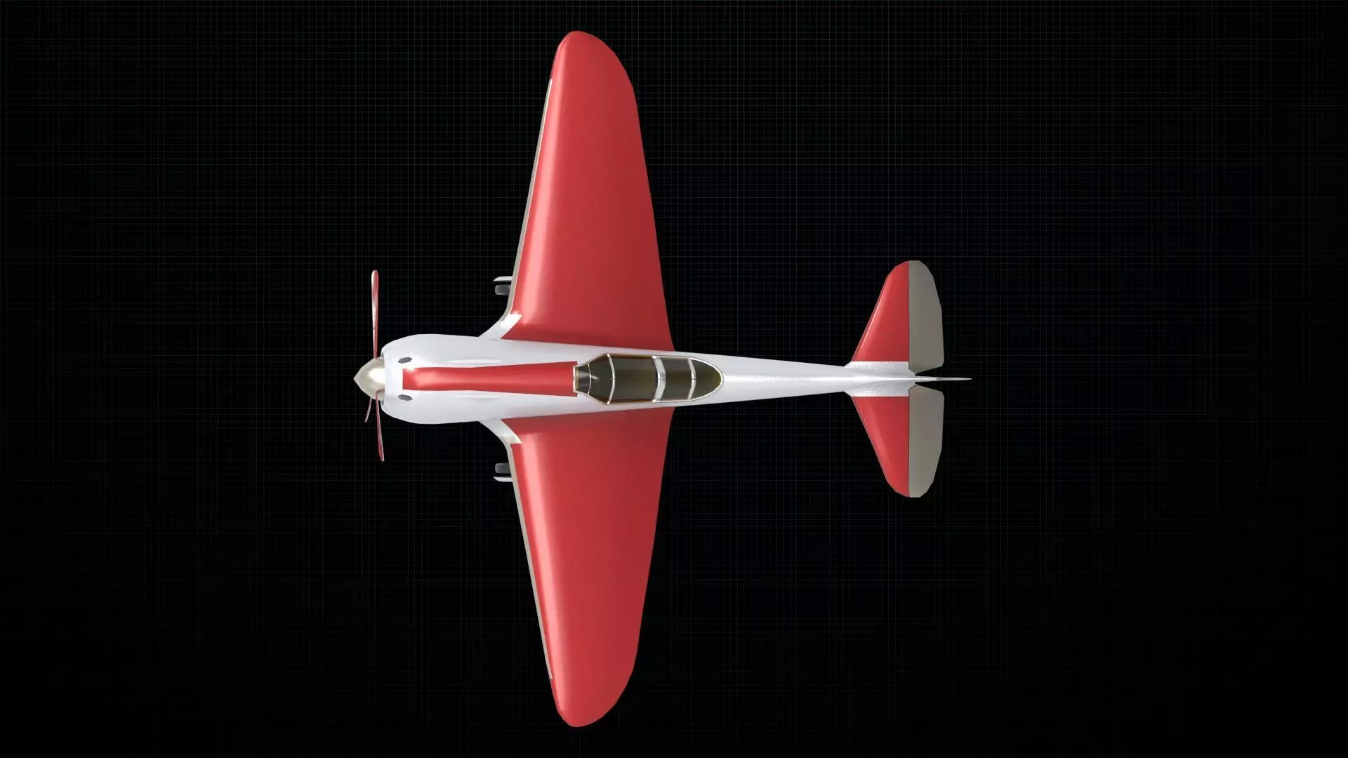 Lavochkin La-5 3D model_0