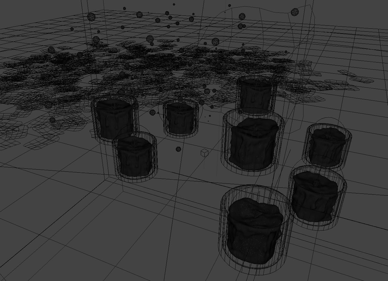 Candle Scene Low-poly 3D model_5