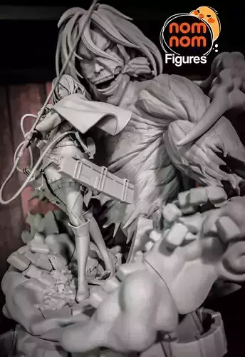 Titan Eren Base - Attack on Titan 3D print model