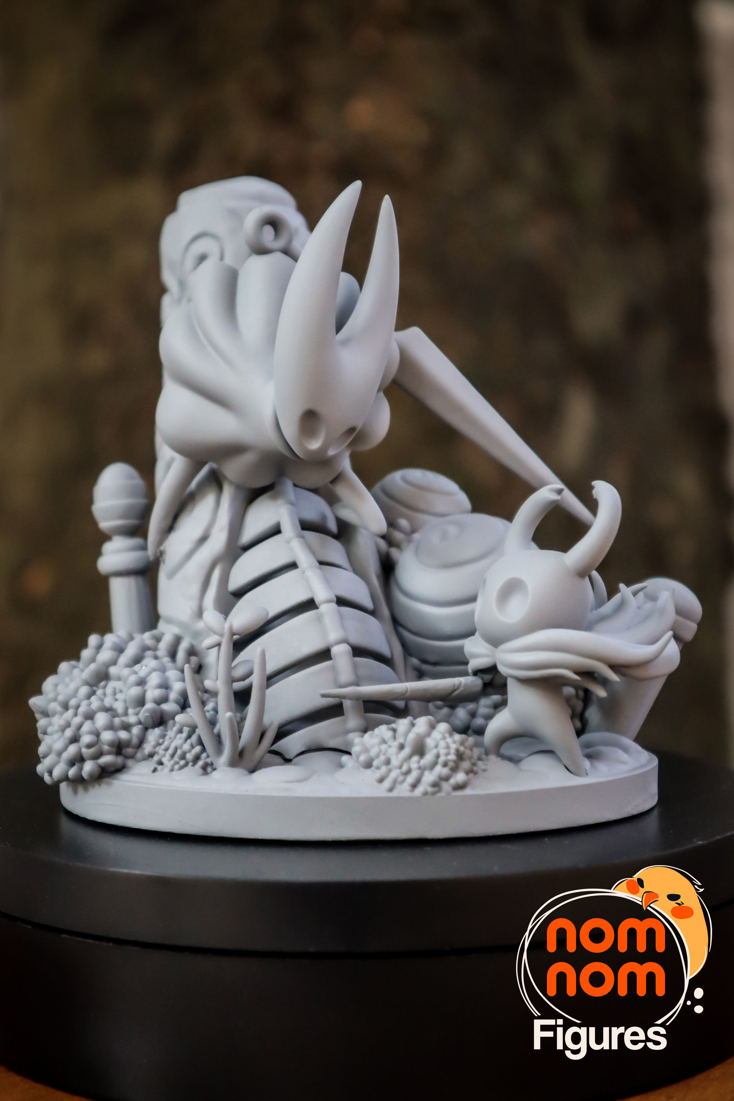 Chibi Knight and Hornet from Hollow Knight 3D print model_3