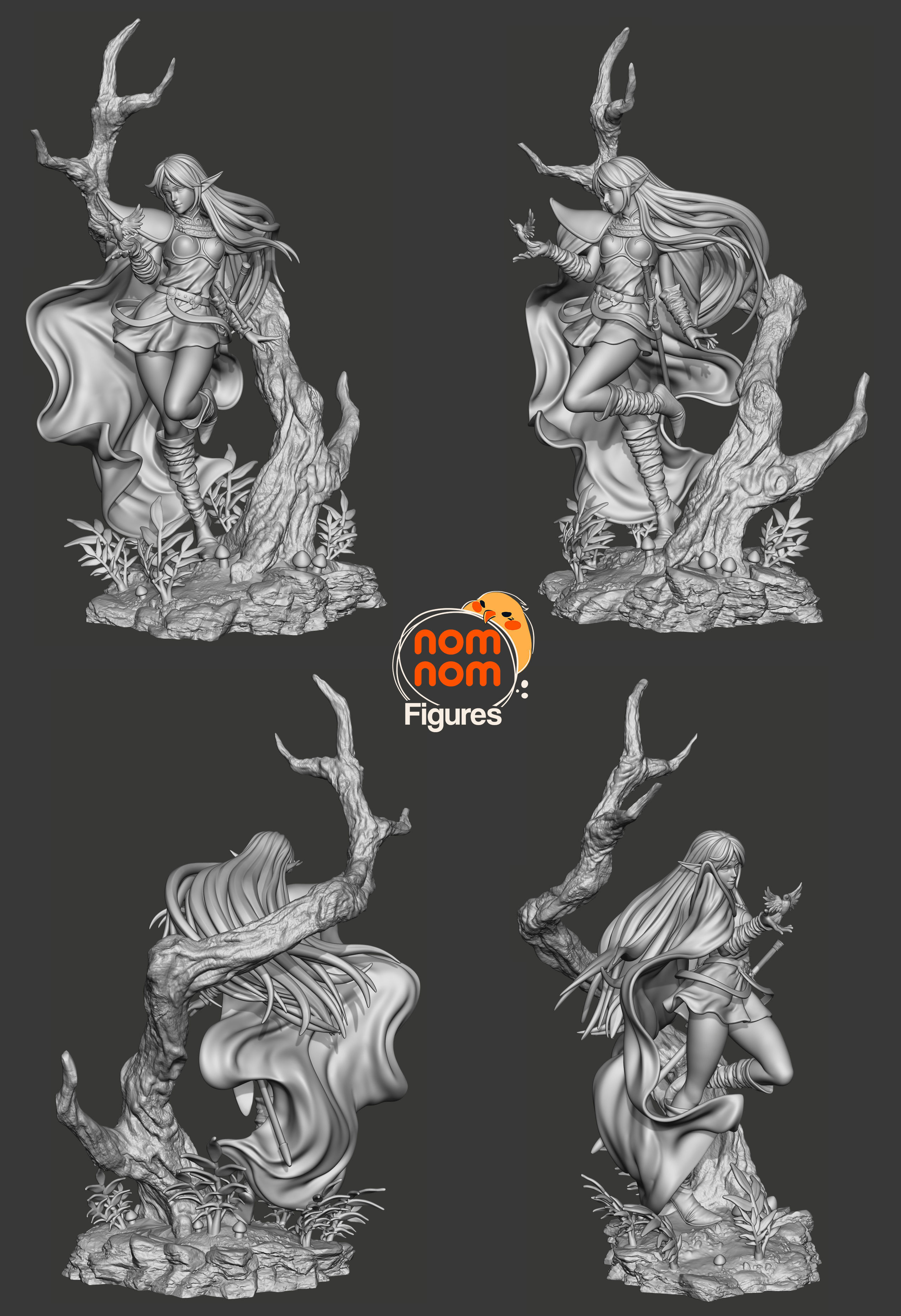 Deedlit - Record of Lodoss War 3D print model_4