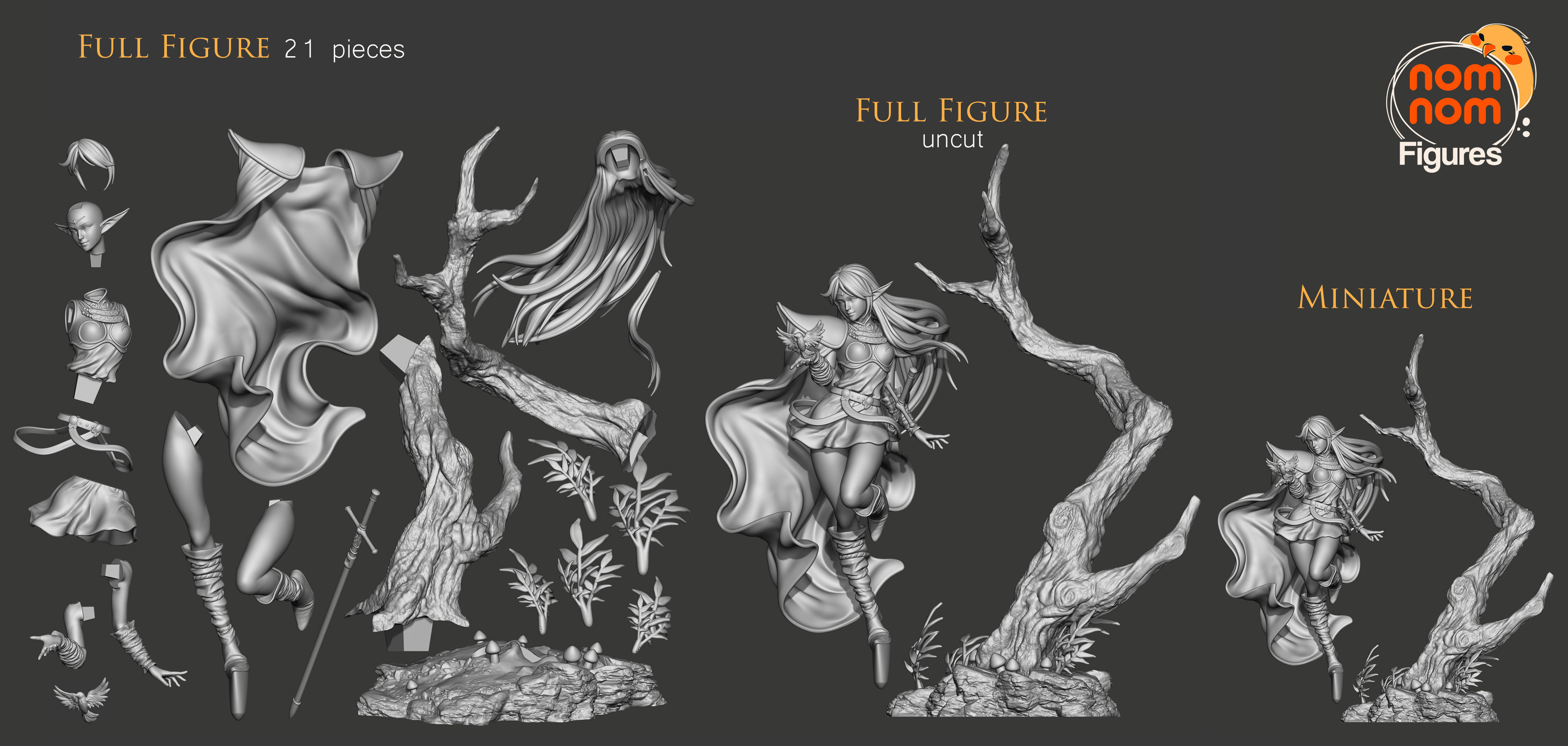 Deedlit - Record of Lodoss War 3D print model_2