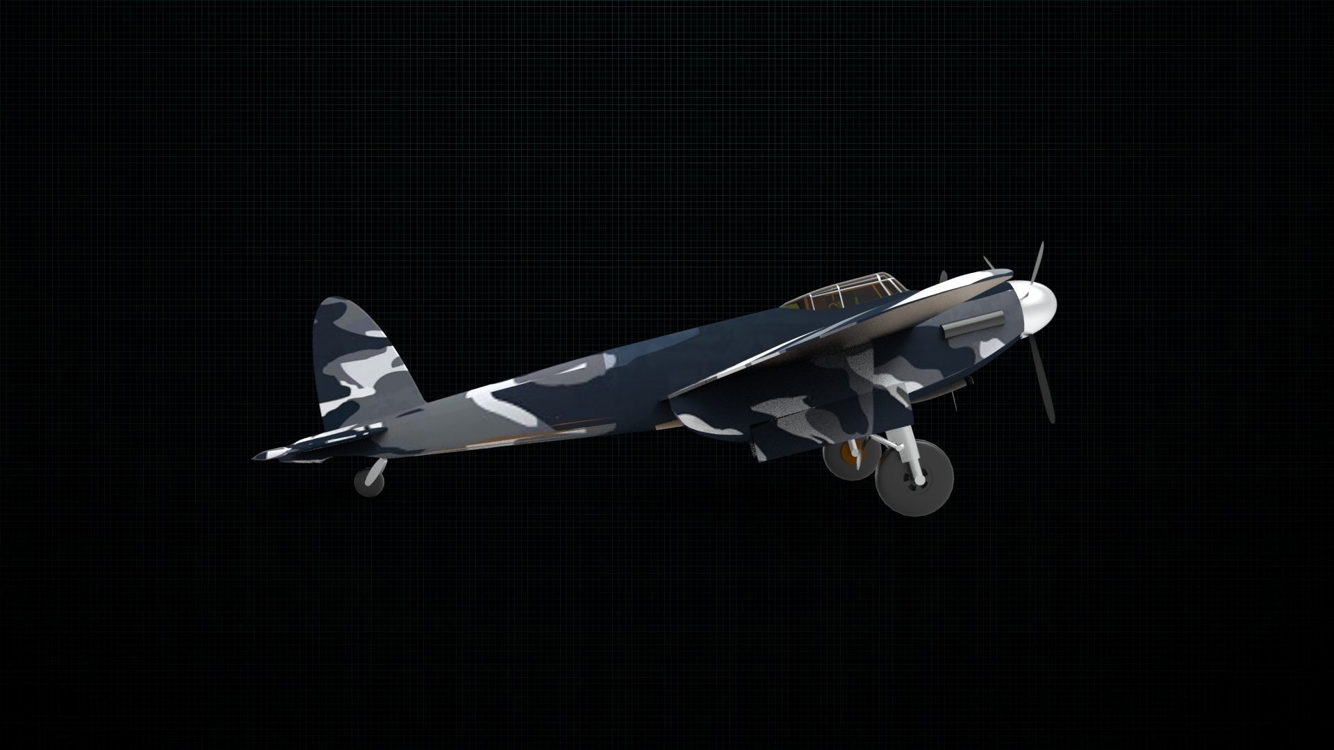 de Havilland Mosquito 3D model_3