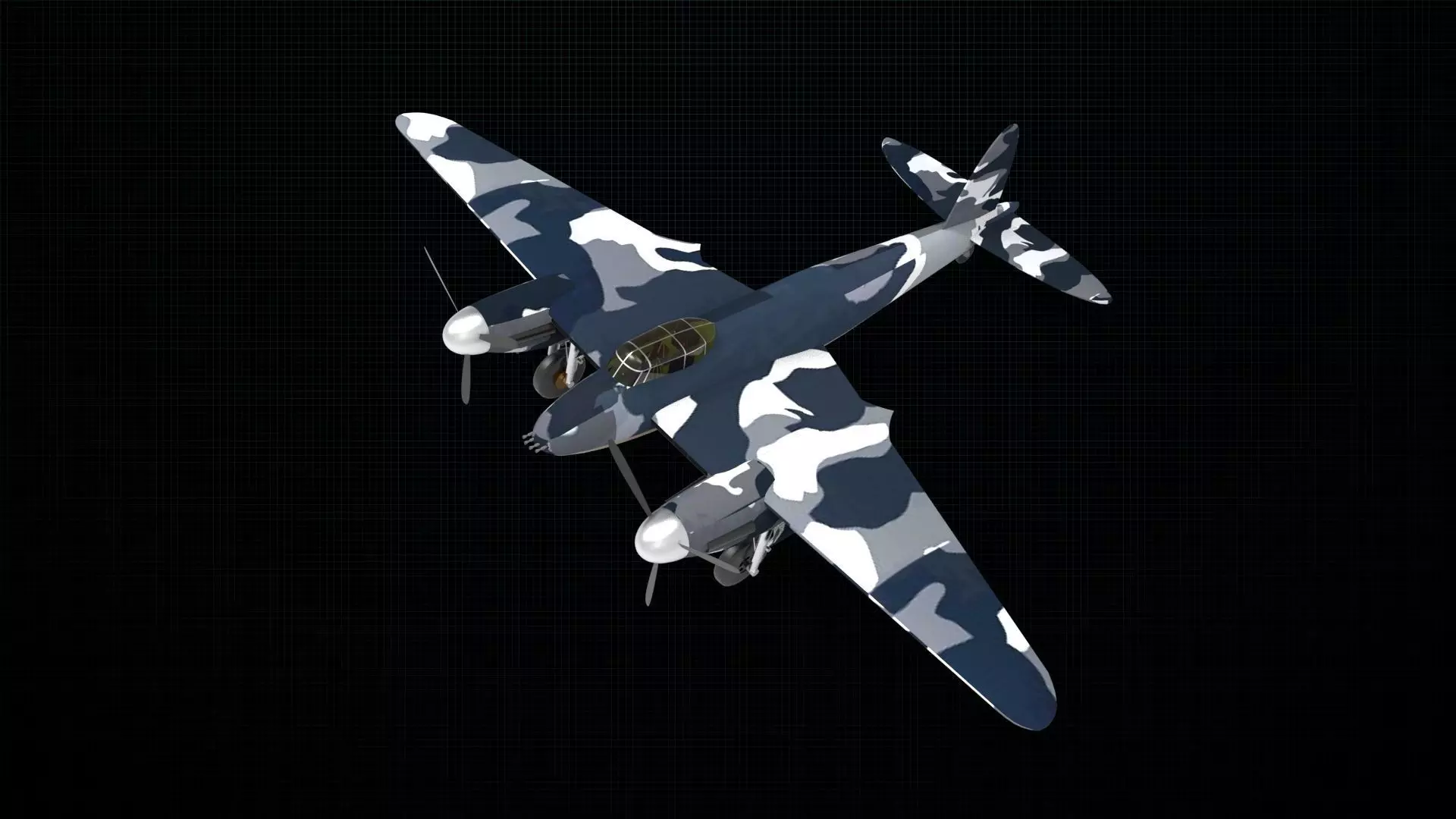 de Havilland Mosquito 3D model_0