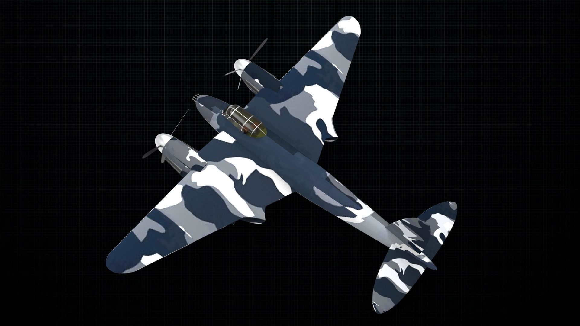 de Havilland Mosquito 3D model_5