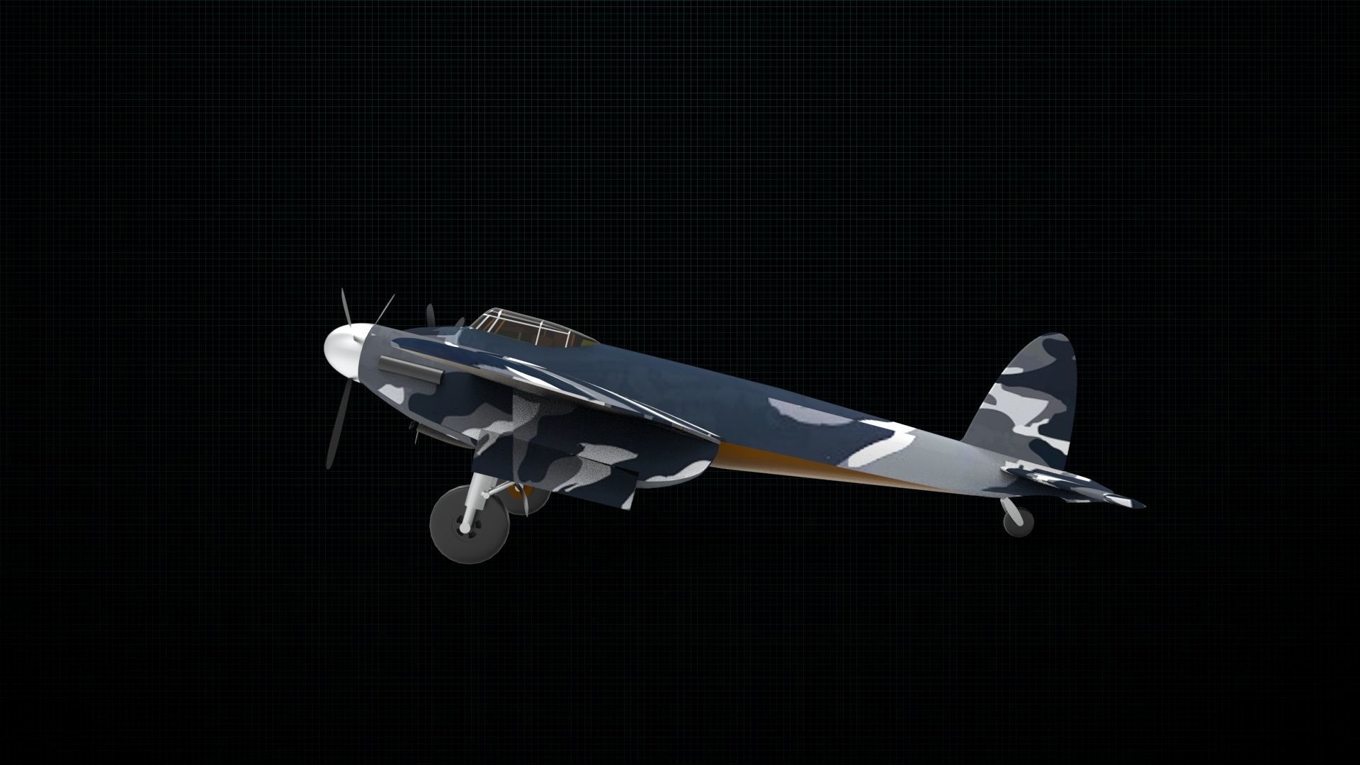 de Havilland Mosquito 3D model_2