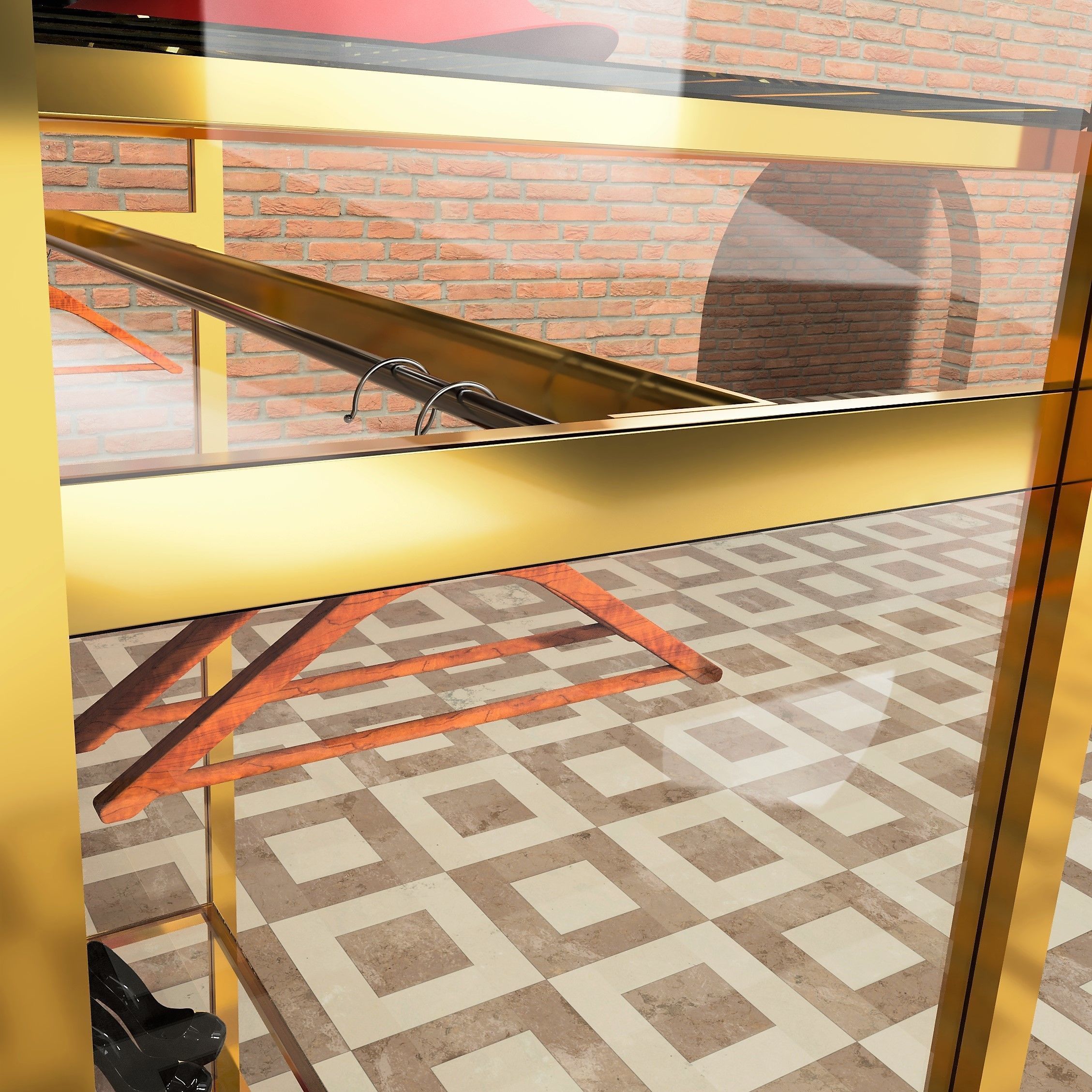 Shop Showcases Display 3D Model Collection_6