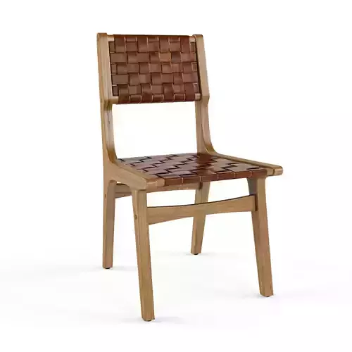 Ceylon Woven Dining Chair 3D model