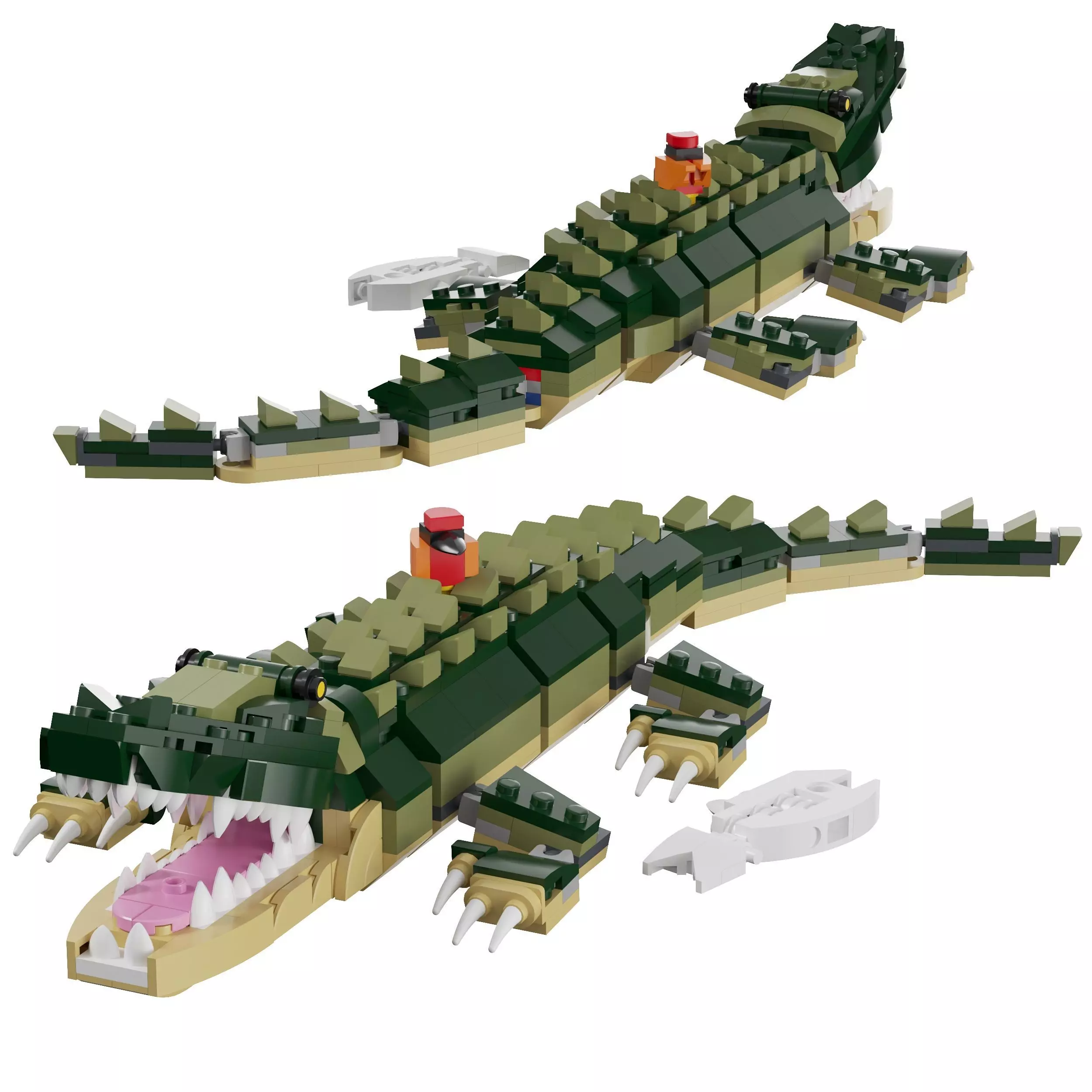 Lego - 31121 Crocodile 3D model_0