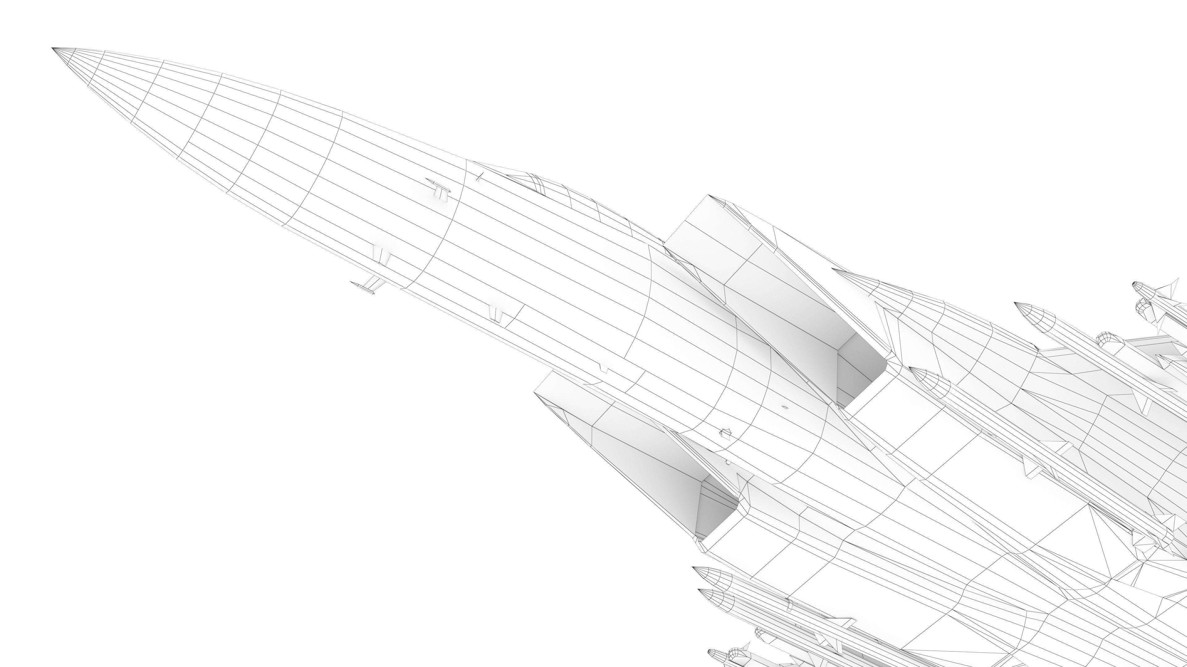 F-15 Eagle With 11 Different Textures Low-poly 3D model_45