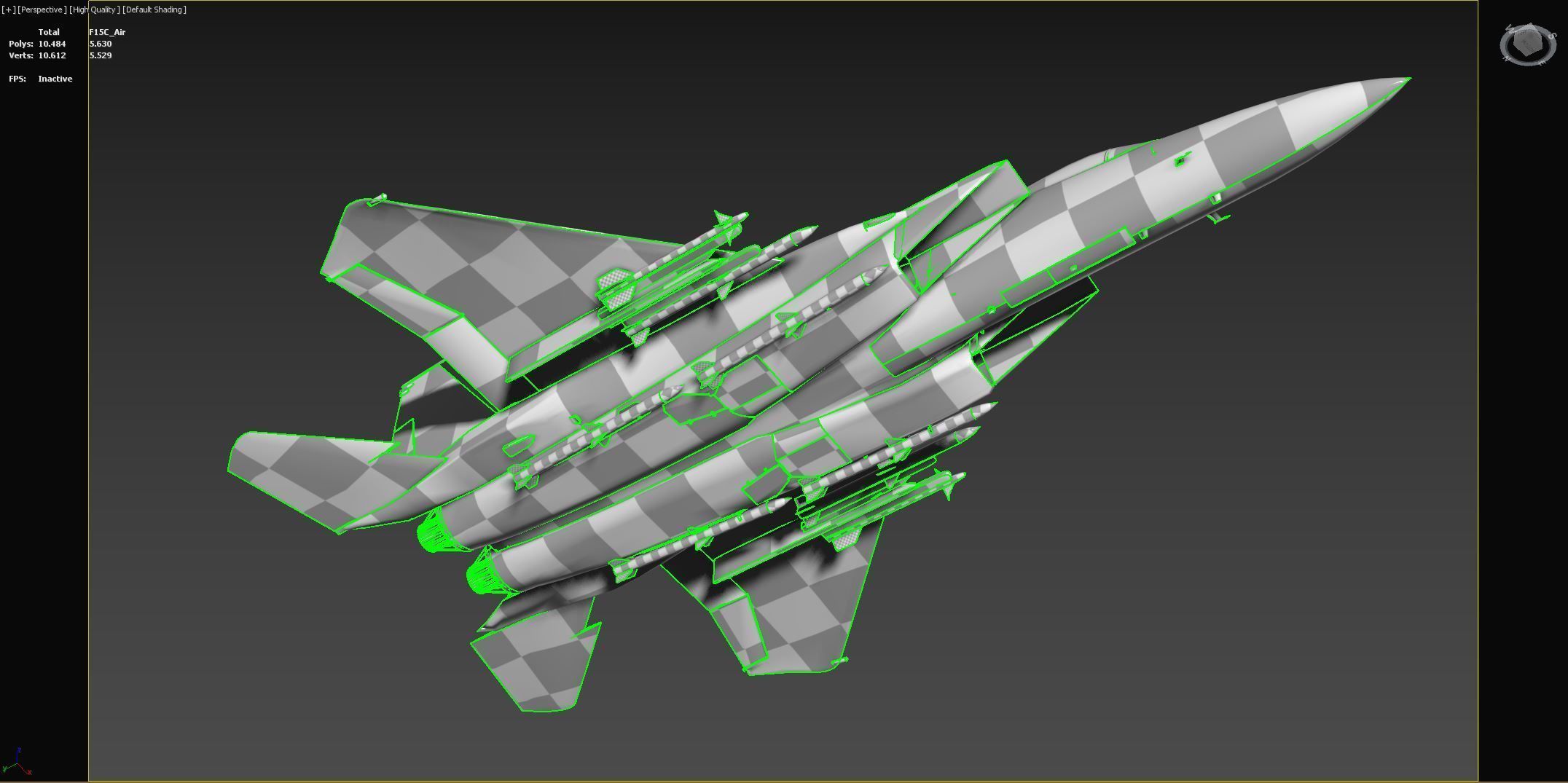 F-15 Eagle With 11 Different Textures Low-poly 3D model_41