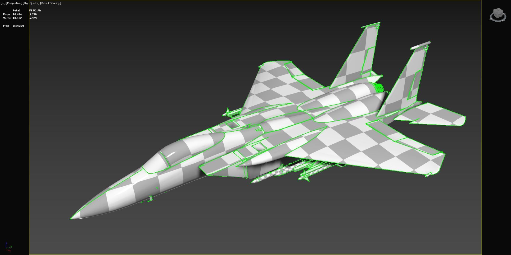 F-15 Eagle With 11 Different Textures Low-poly 3D model_42