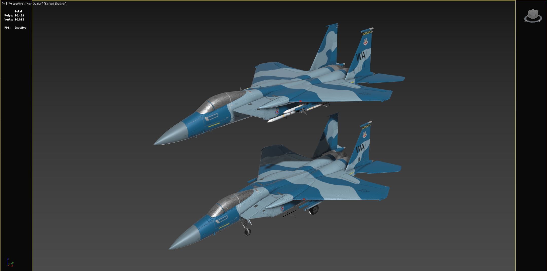 F-15 Eagle With 11 Different Textures Low-poly 3D model_40