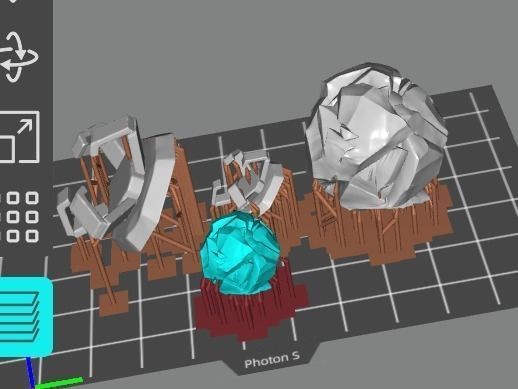 Crystal Hextech Arcane STL 30mm 3D print model_4