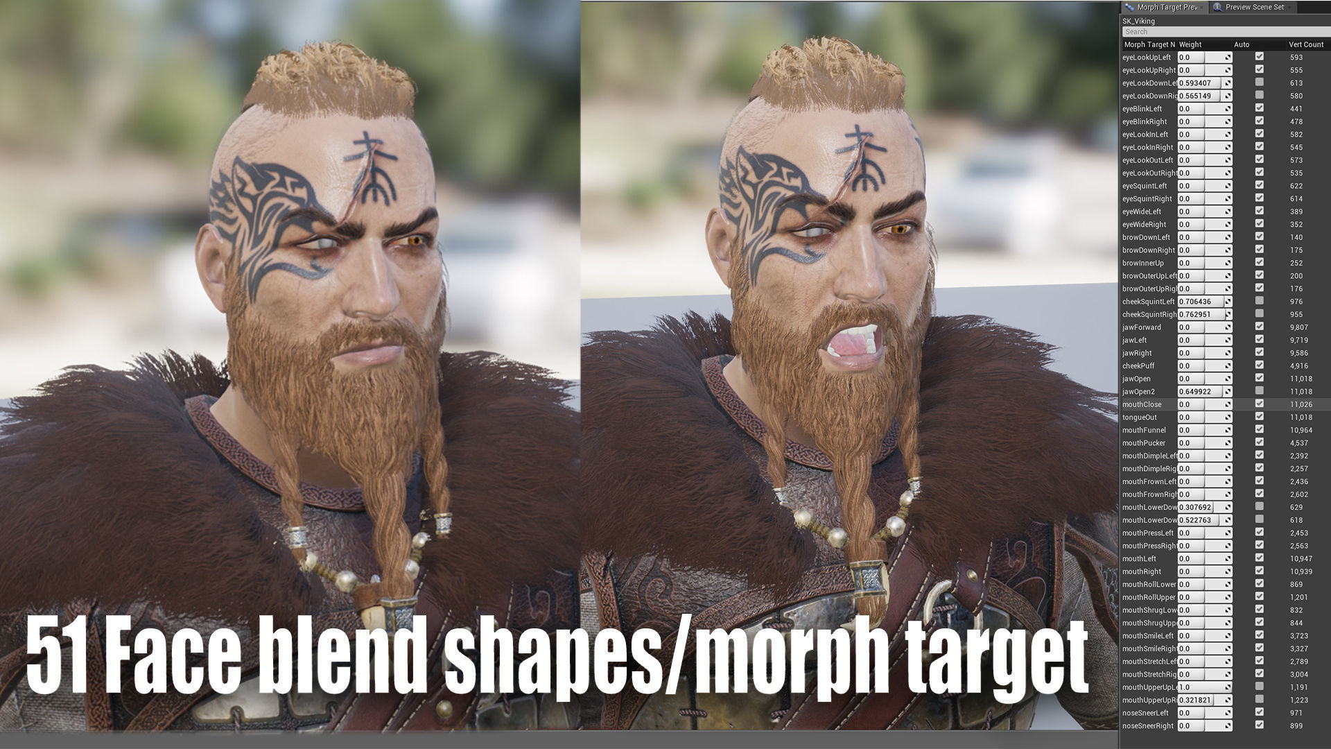 Viking warrior Low-poly 3D model_20