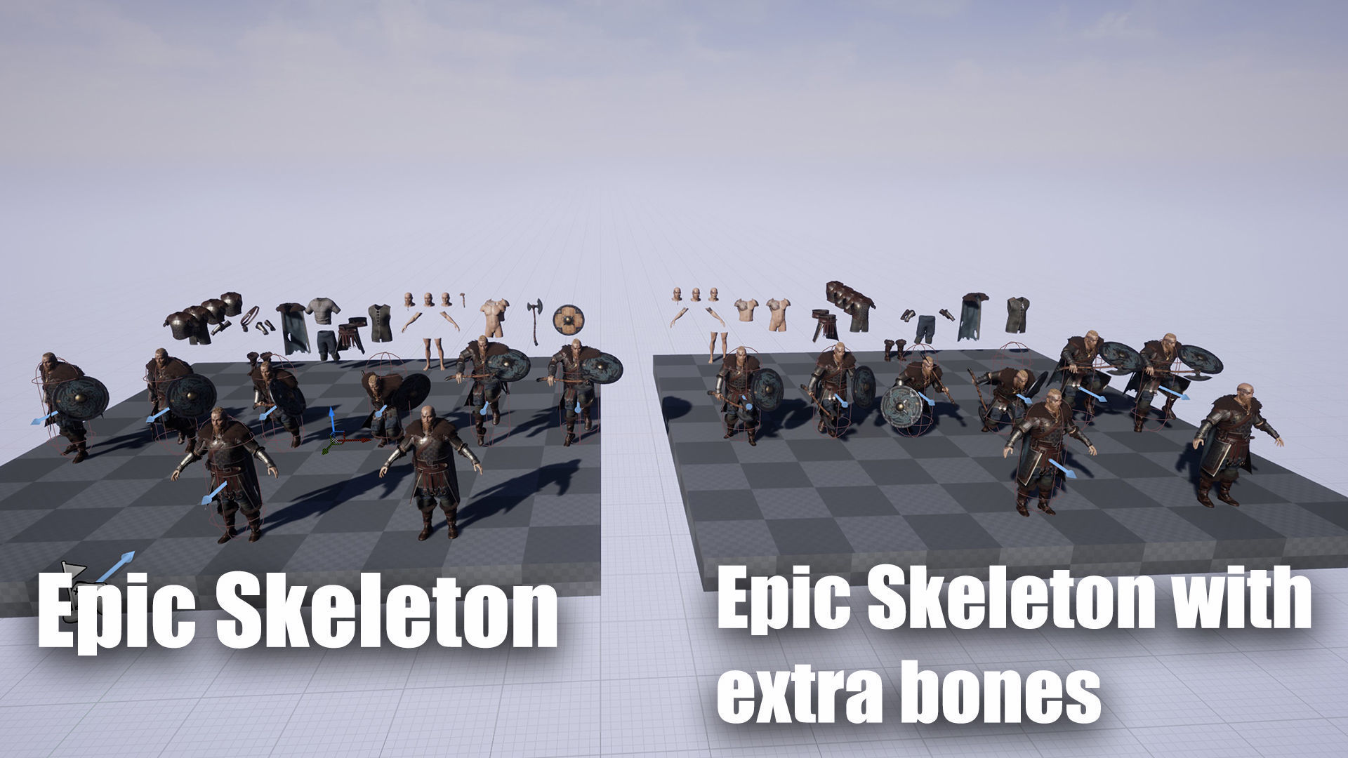 Viking warrior Low-poly 3D model_21